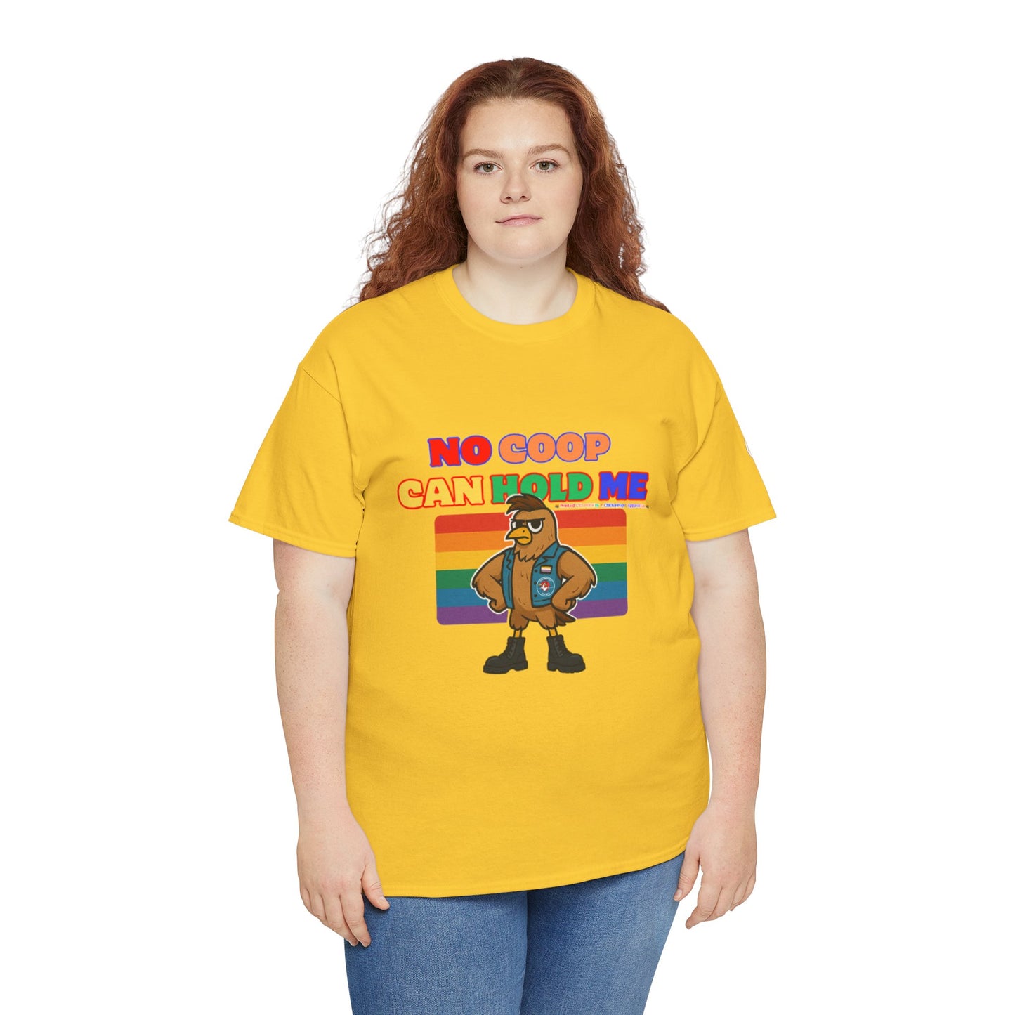 No Coop Can Hold Me – Theym Hen Unisex Pride Tee
