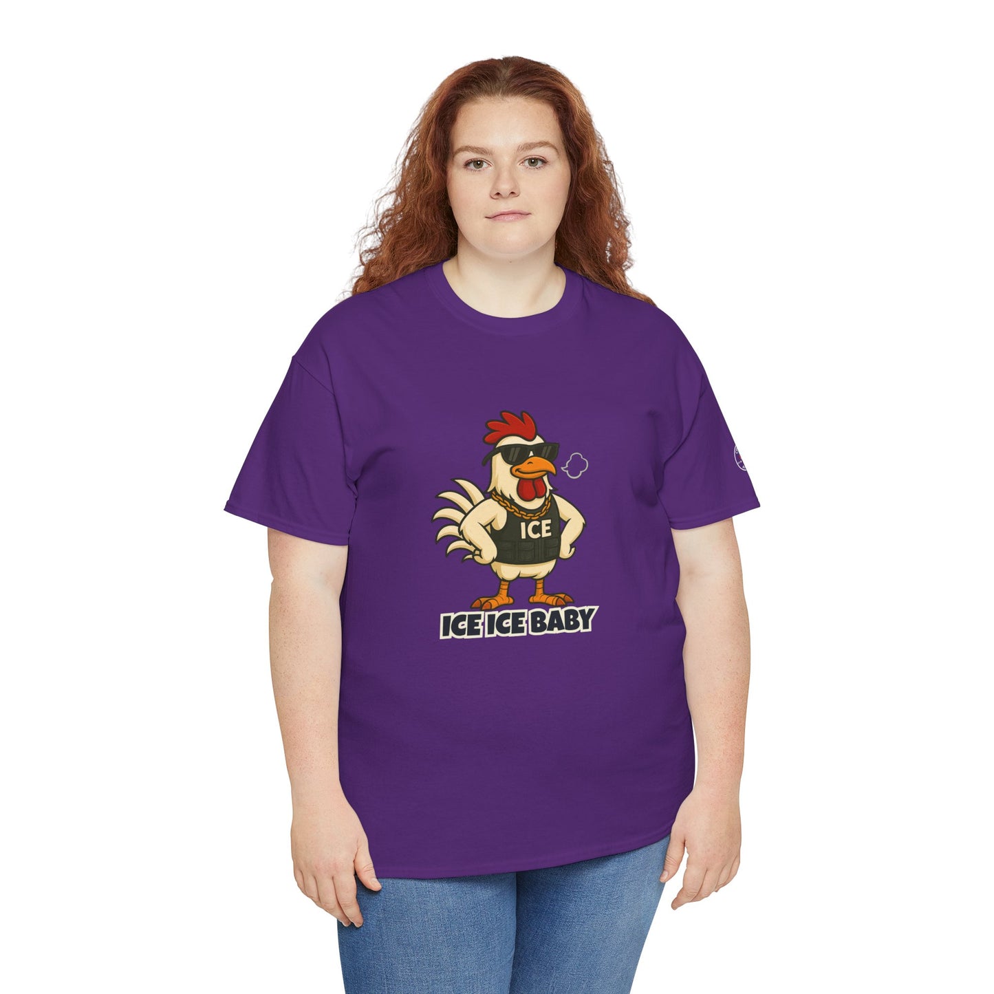 Ice Ice Baby Part 2 Funny Chicken T-Shirt – Cool Rooster Graphic Tee | Unisex Retro Hip-Hop Style