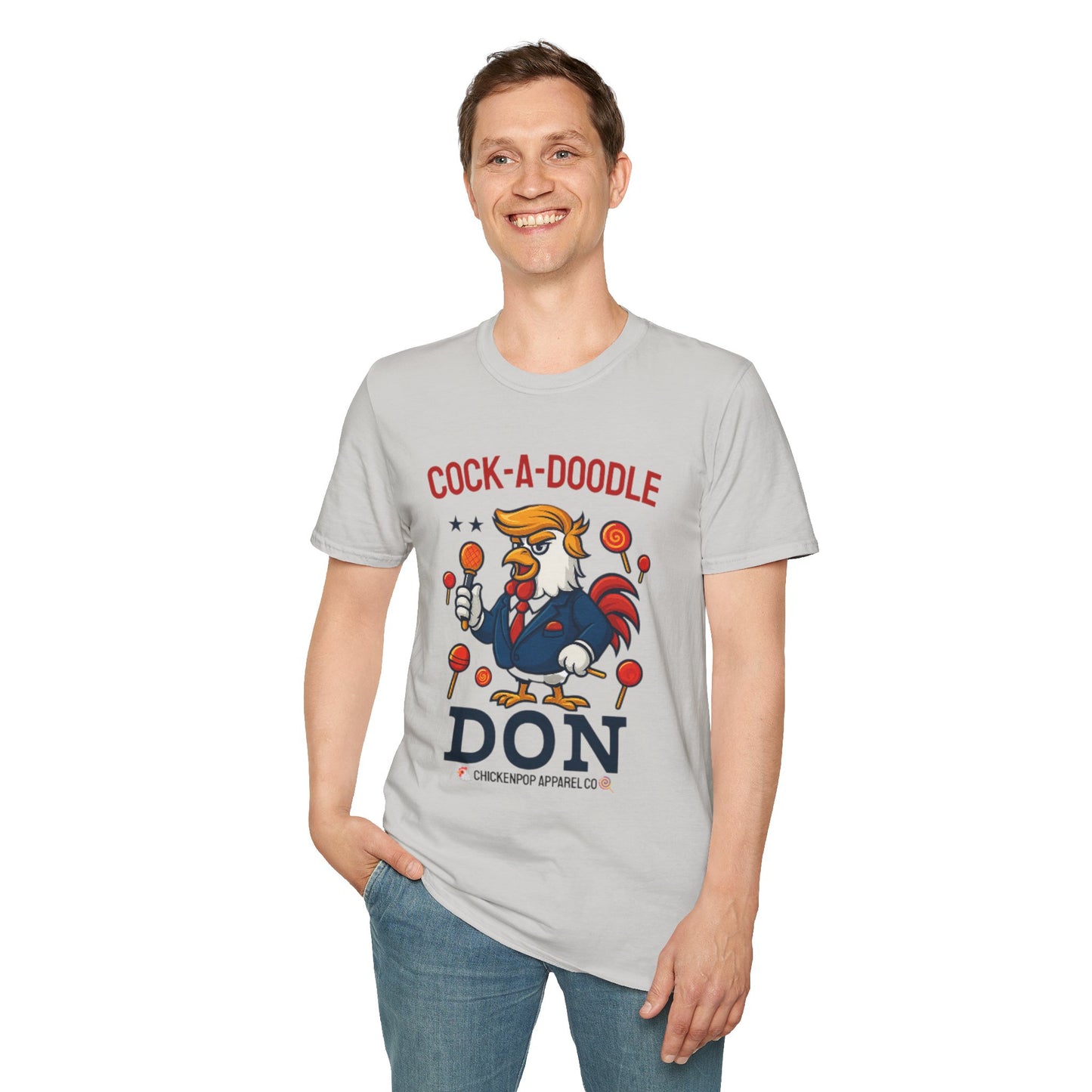 Cock-a-Doodle-Don T-Shirt – Lollipop Drop Edition