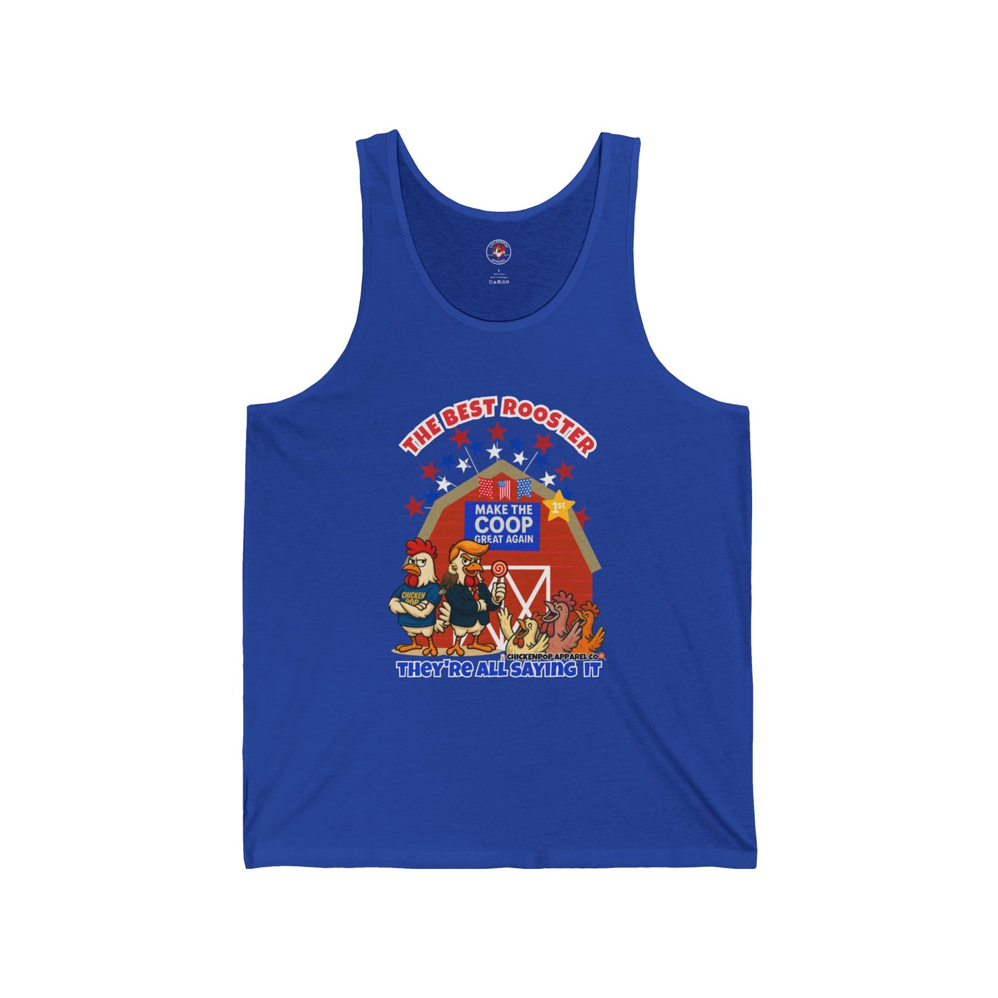 The Best Rooster Ribbed Tank β Cock-a-Doodle-Don Presidential Poultry ππΉ