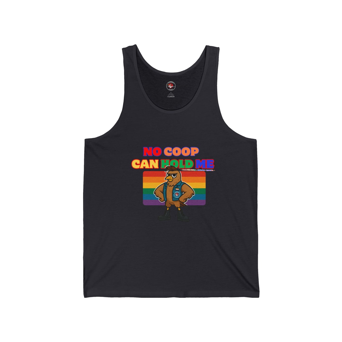 No Coop Can Hold Me – Theym Hen Unisex Tank