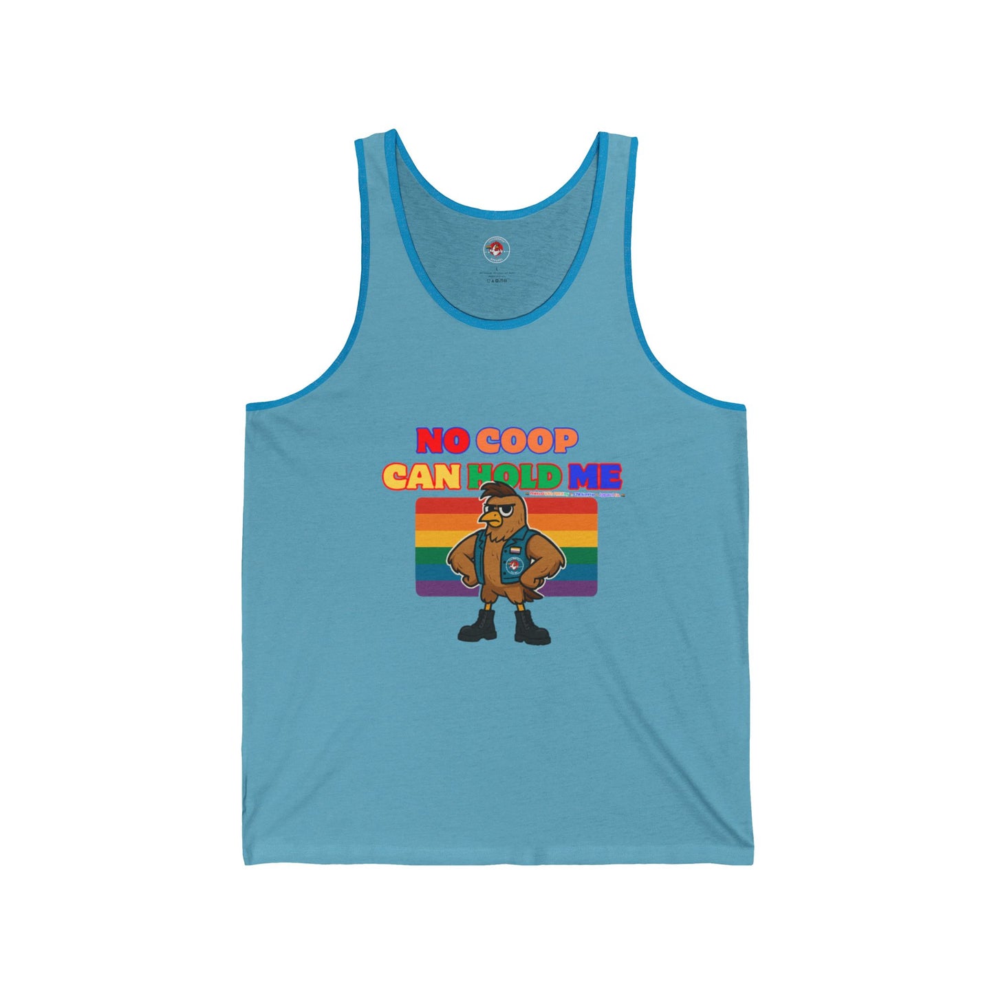 No Coop Can Hold Me – Theym Hen Unisex Tank