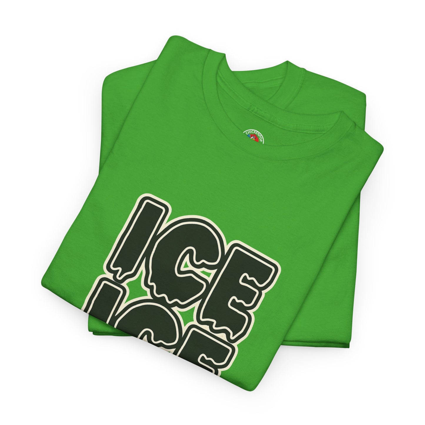 ICE ICE BABY Funny Chicken T-Shirt – Coop Daddy Parody Tee for Music & Poultry Fans