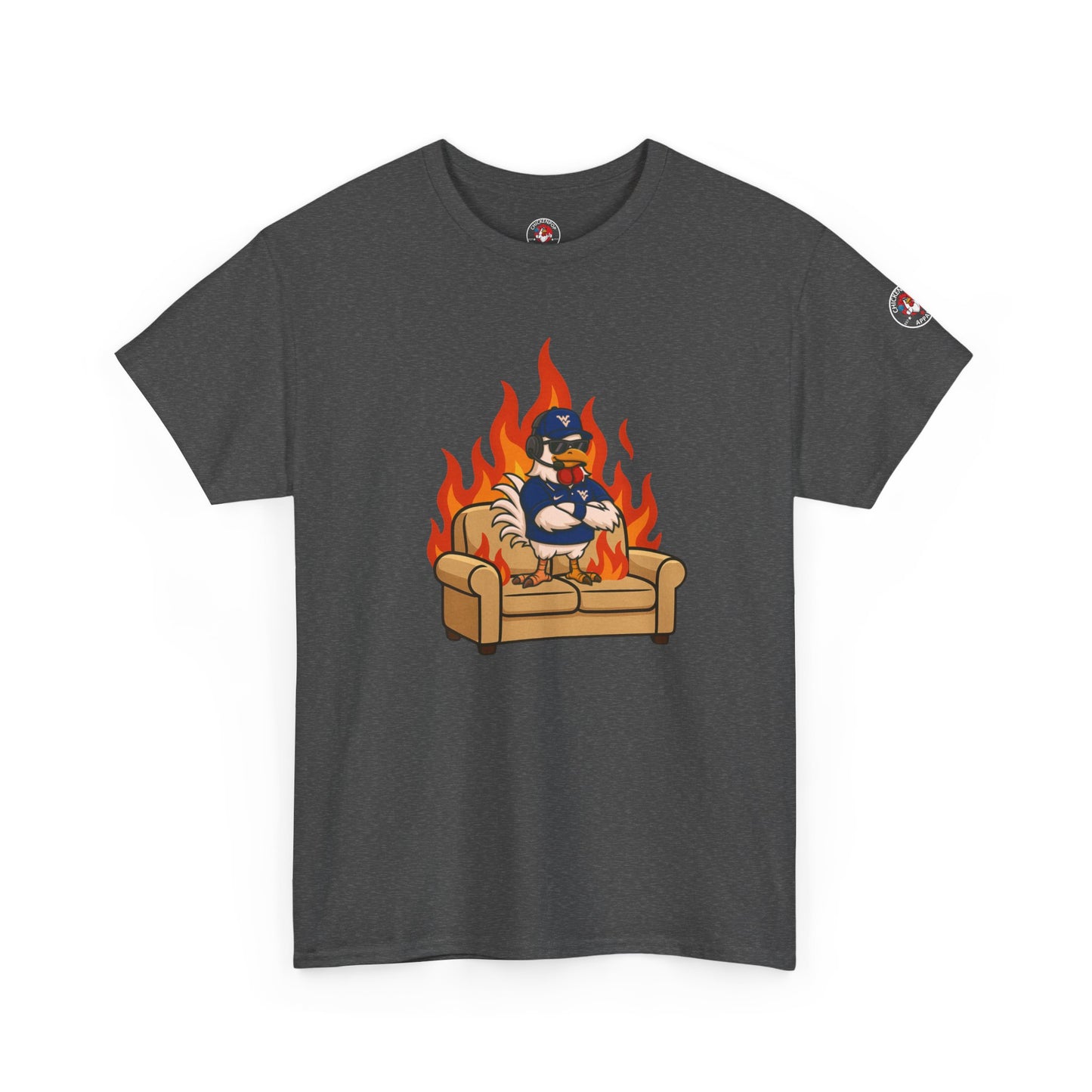 Big Rich Energy WV BURNIN' DOWN THE COUCH Graphic Tee 🔥Free Shipping🔥