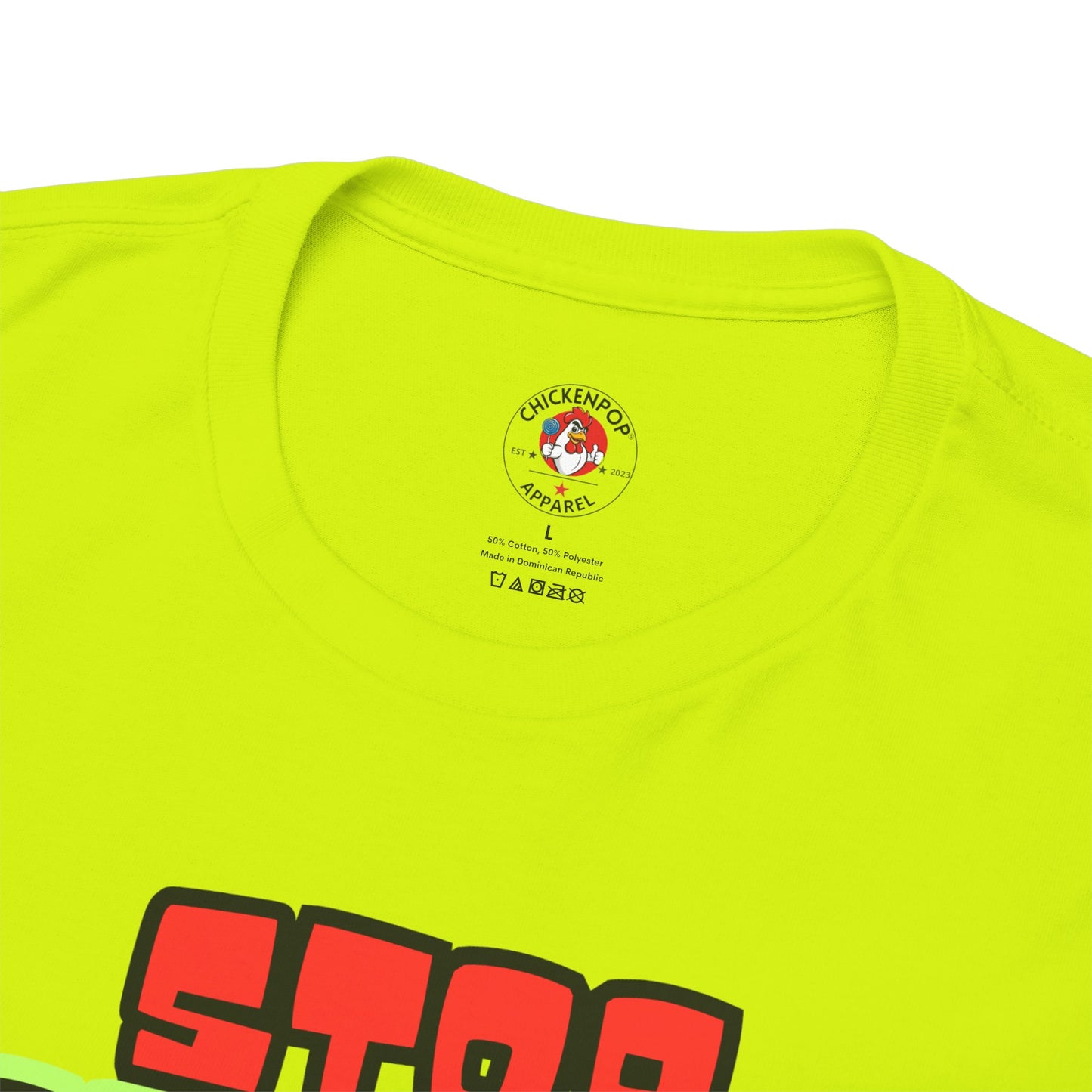 Stop COOP TIME! Funny Chicken T-Shirt – MC Coop Daddy 90s Hip Hop Parody Tee | Unisex Heavy Cotton | ChickenPop Apparel