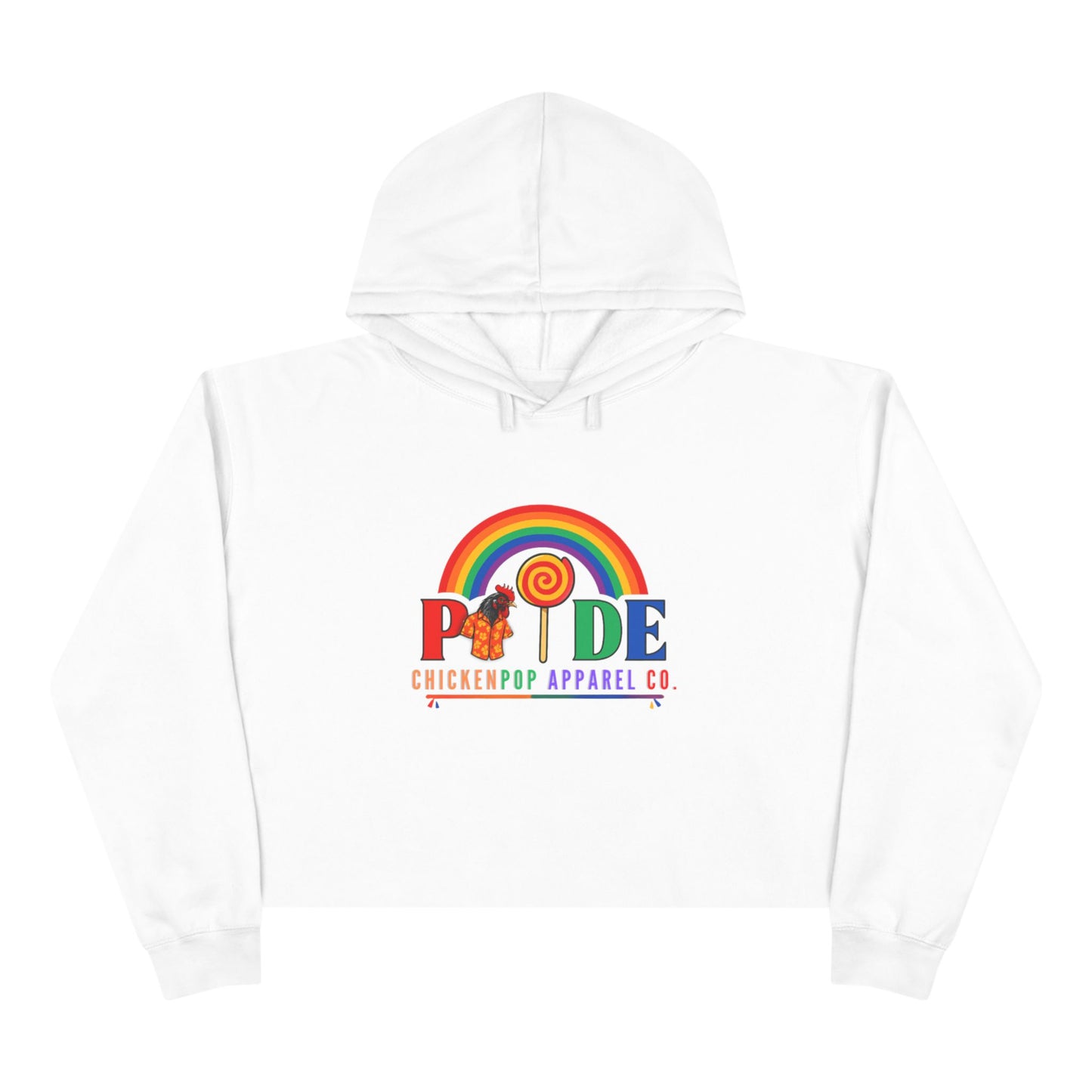 Prime Month Crop Hoodie - Pride Month Collection