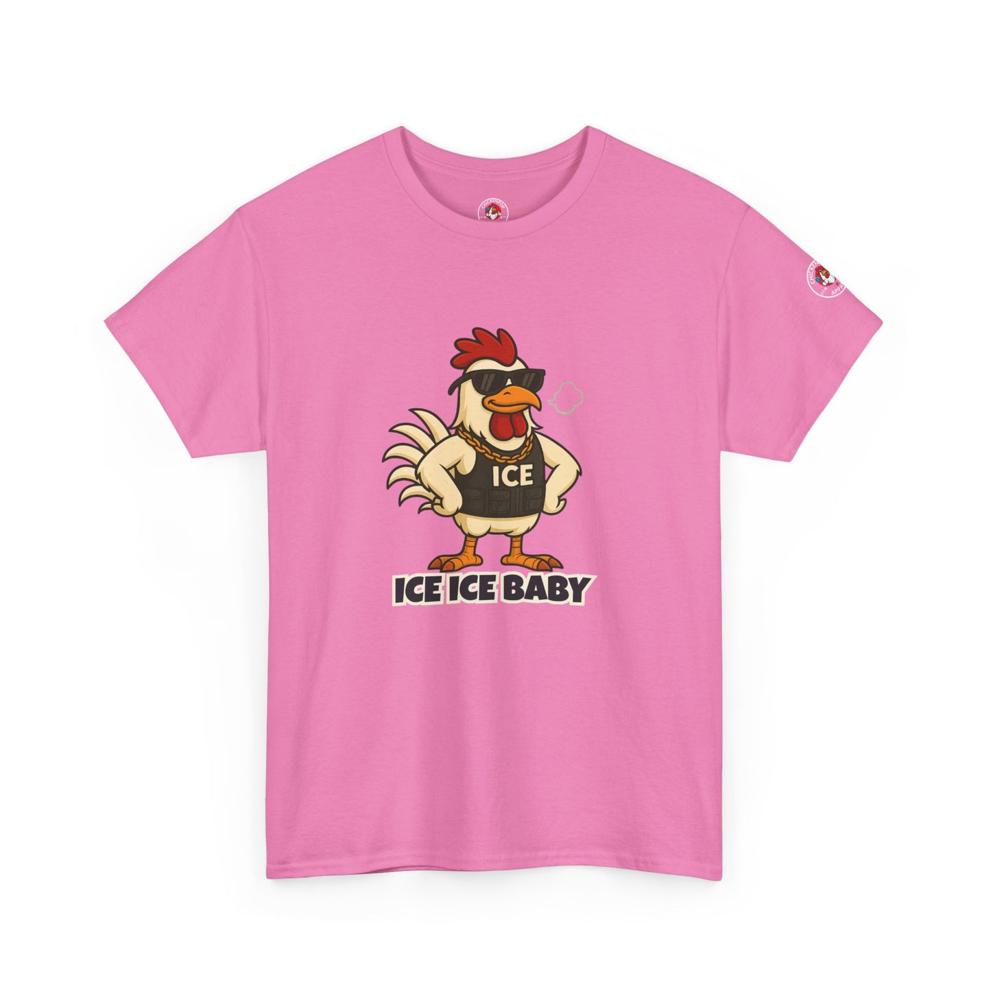 Ice Ice Baby Part 2 Funny Chicken T-Shirt – Cool Rooster Graphic Tee | Unisex Retro Hip-Hop Style