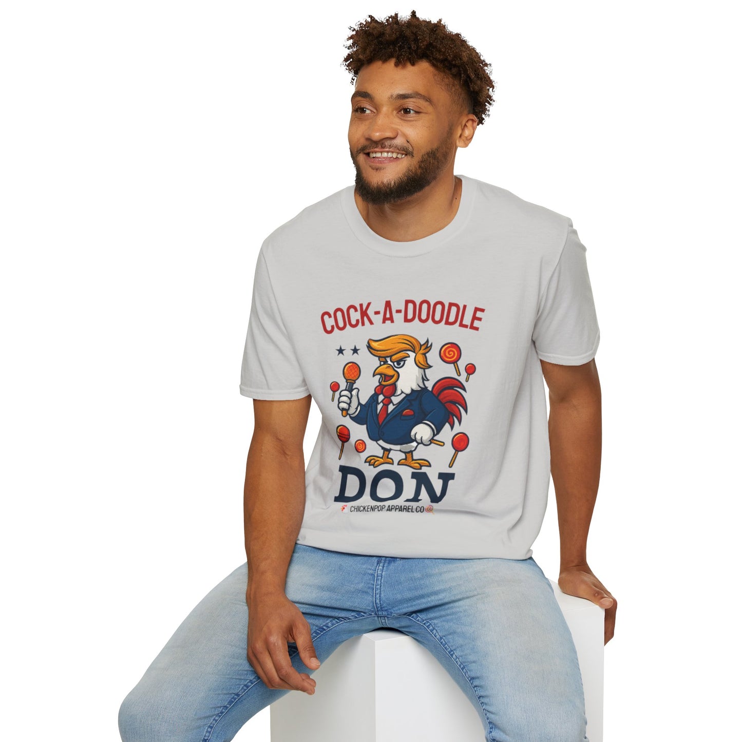 Cock-a-Doodle-Don T-Shirt – Lollipop Drop Edition