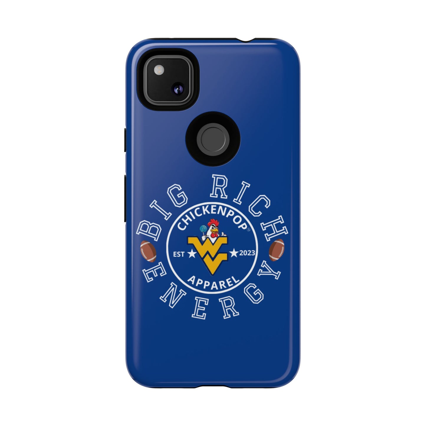 Don’t Be A Devries Funny Chicken Phone Case – Durable Dual-Layer Protection for iPhone, Samsung, Pixel – Matte or Glossy Finish Blue