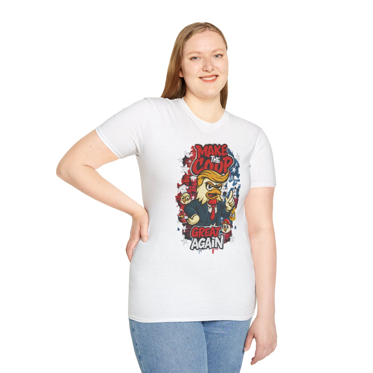 Cock-a-doodle-Don T-Shirt β Make the Coop Great Again | Funny Political Chicken Shirt by ChickenPop Apparel