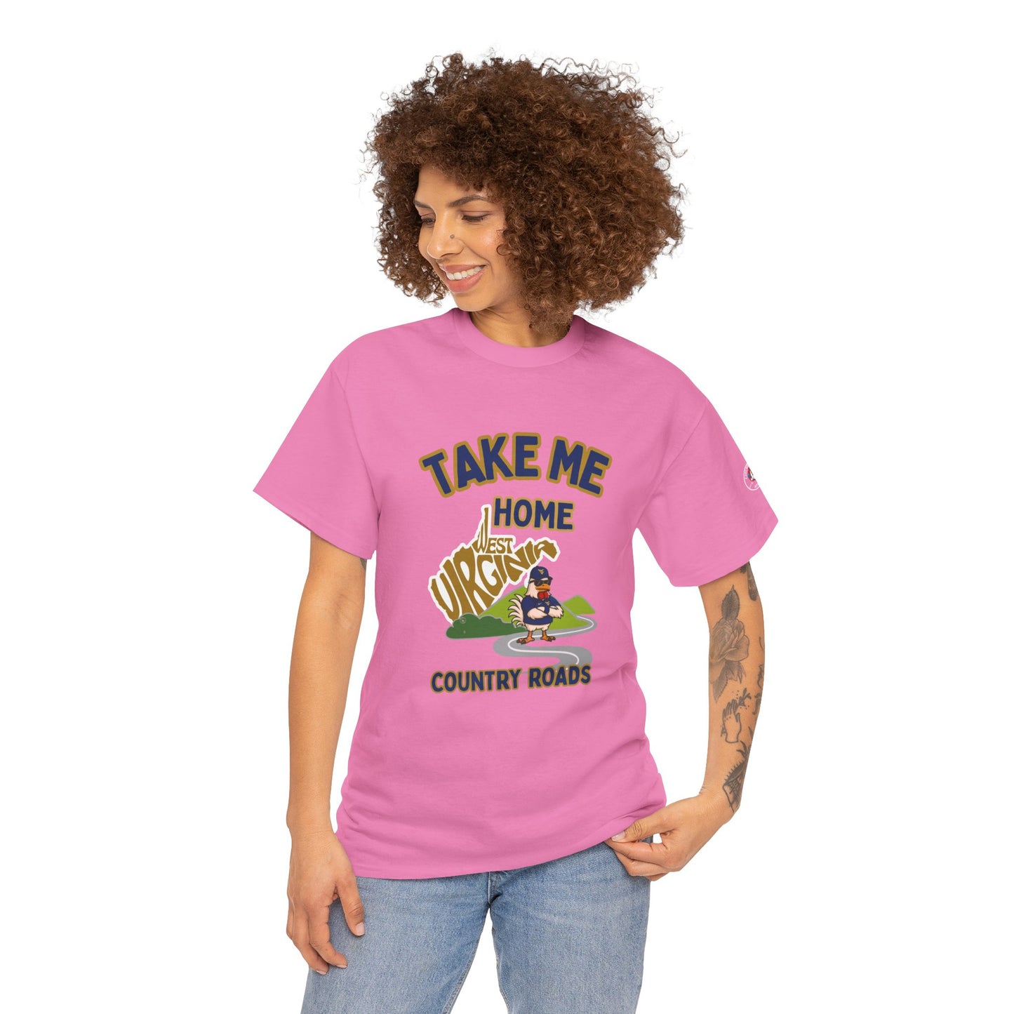 Take Me Home Country Roads WV Coop Daddy Tee – Funny West Virginia Rooster Shirt