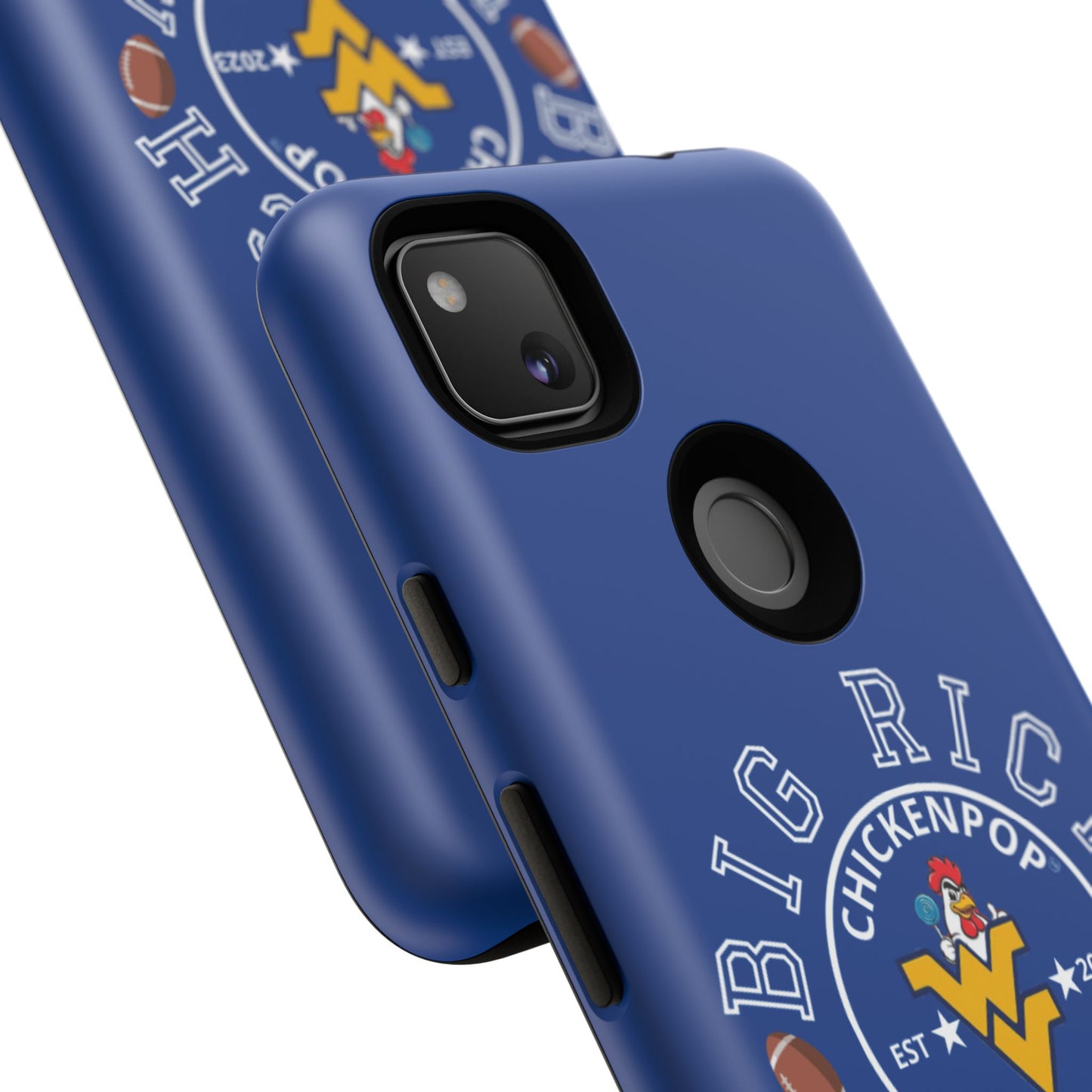 Don’t Be A Devries Funny Chicken Phone Case – Durable Dual-Layer Protection for iPhone, Samsung, Pixel – Matte or Glossy Finish Blue