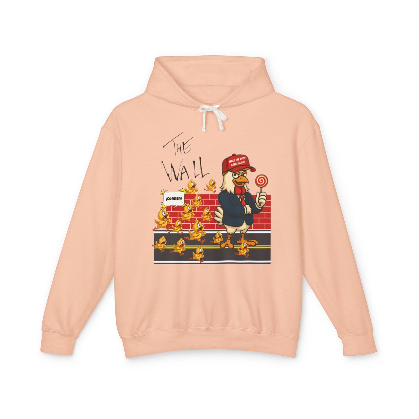 Another Chick Thru The Wall Hoodie – Bold Graphic Pullover with Relaxed Fit | Unisex Streetwear