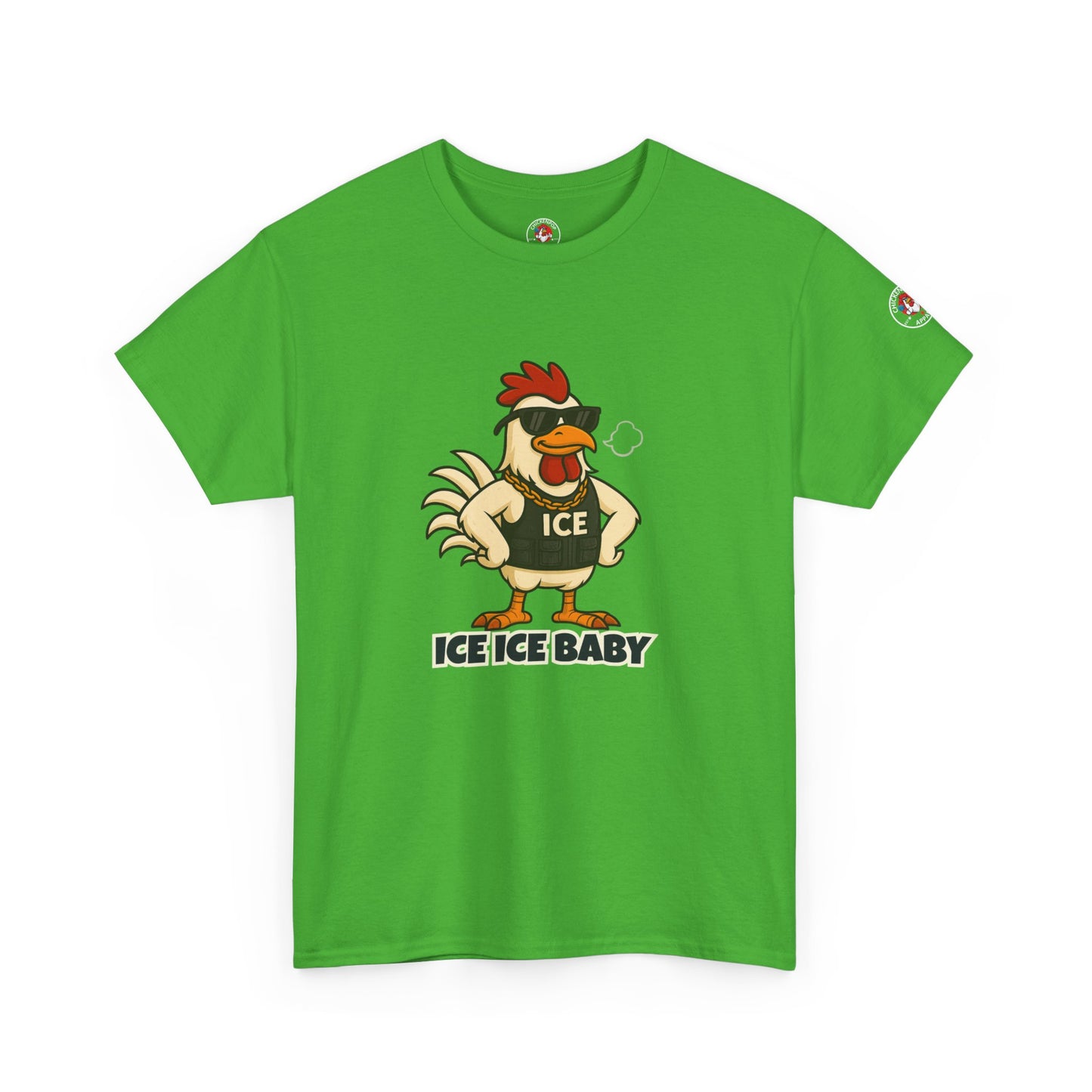 Ice Ice Baby Part 2 Funny Chicken T-Shirt – Cool Rooster Graphic Tee | Unisex Retro Hip-Hop Style