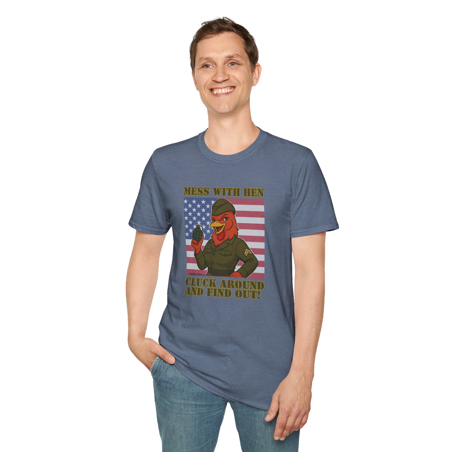 Mess With Hen T-Shirt – Fierce Funny Chicken Tee for Bold Women with Attitude | ChickenPop Apparel