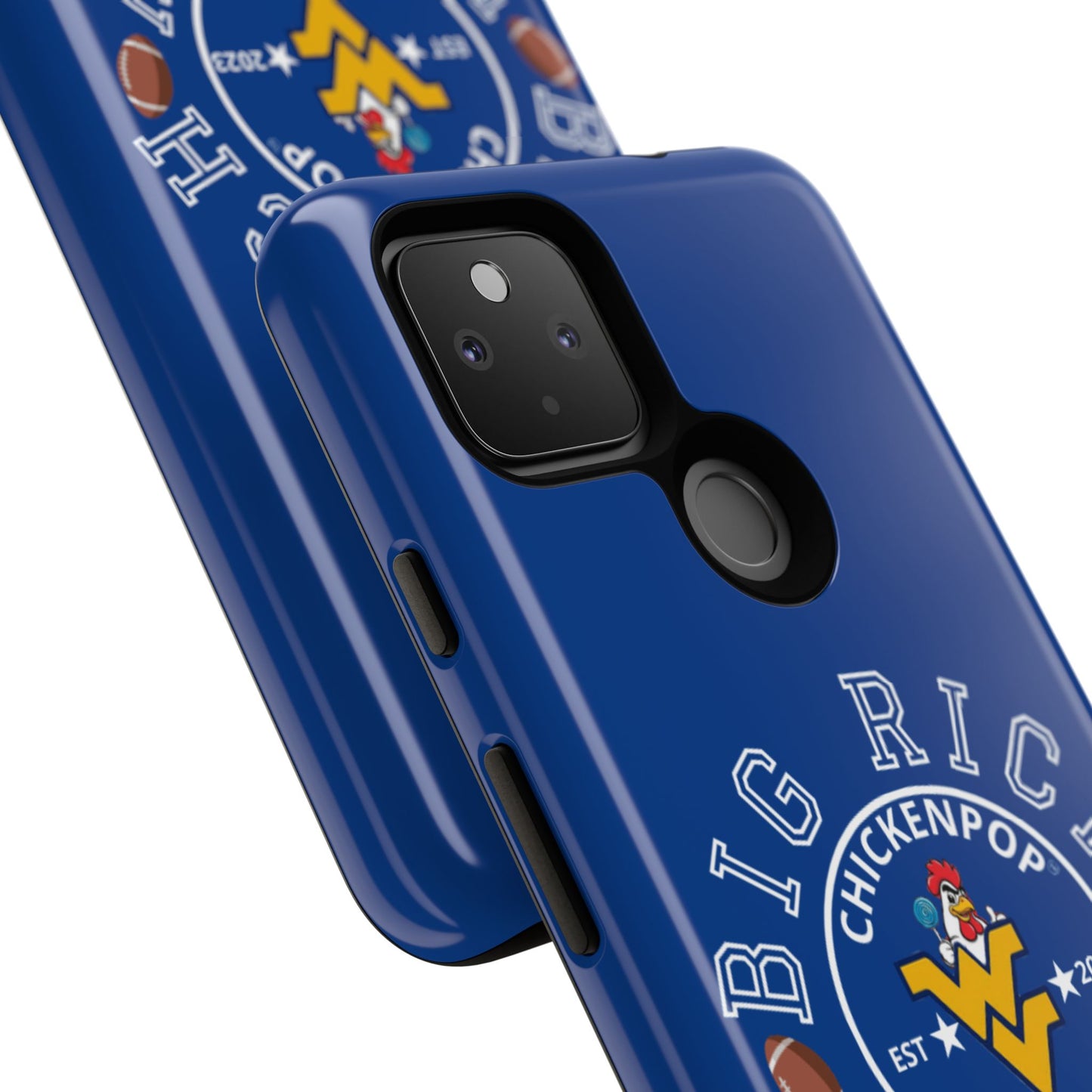 Don’t Be A Devries Funny Chicken Phone Case – Durable Dual-Layer Protection for iPhone, Samsung, Pixel – Matte or Glossy Finish Blue
