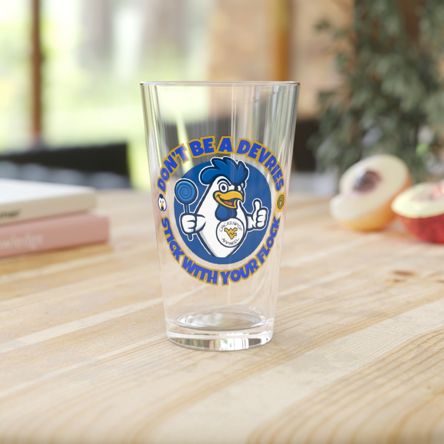Don't Be a Devries 16 oz. Pint Beer Glass