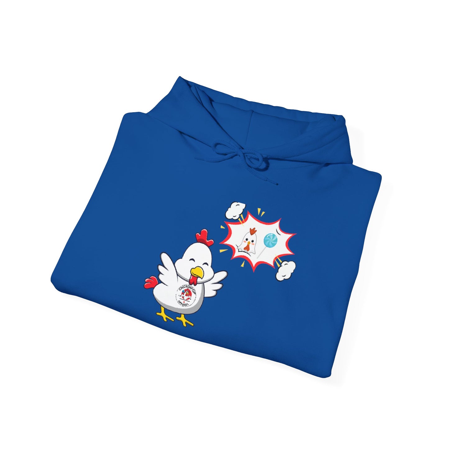 Dirty Mind Emoji Hoodie UNISEX - ChickenPop Arm Logo Edition
