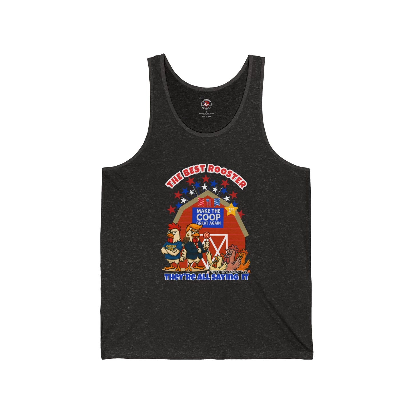 The Best Rooster Ribbed Tank β Cock-a-Doodle-Don Presidential Poultry ππΉ