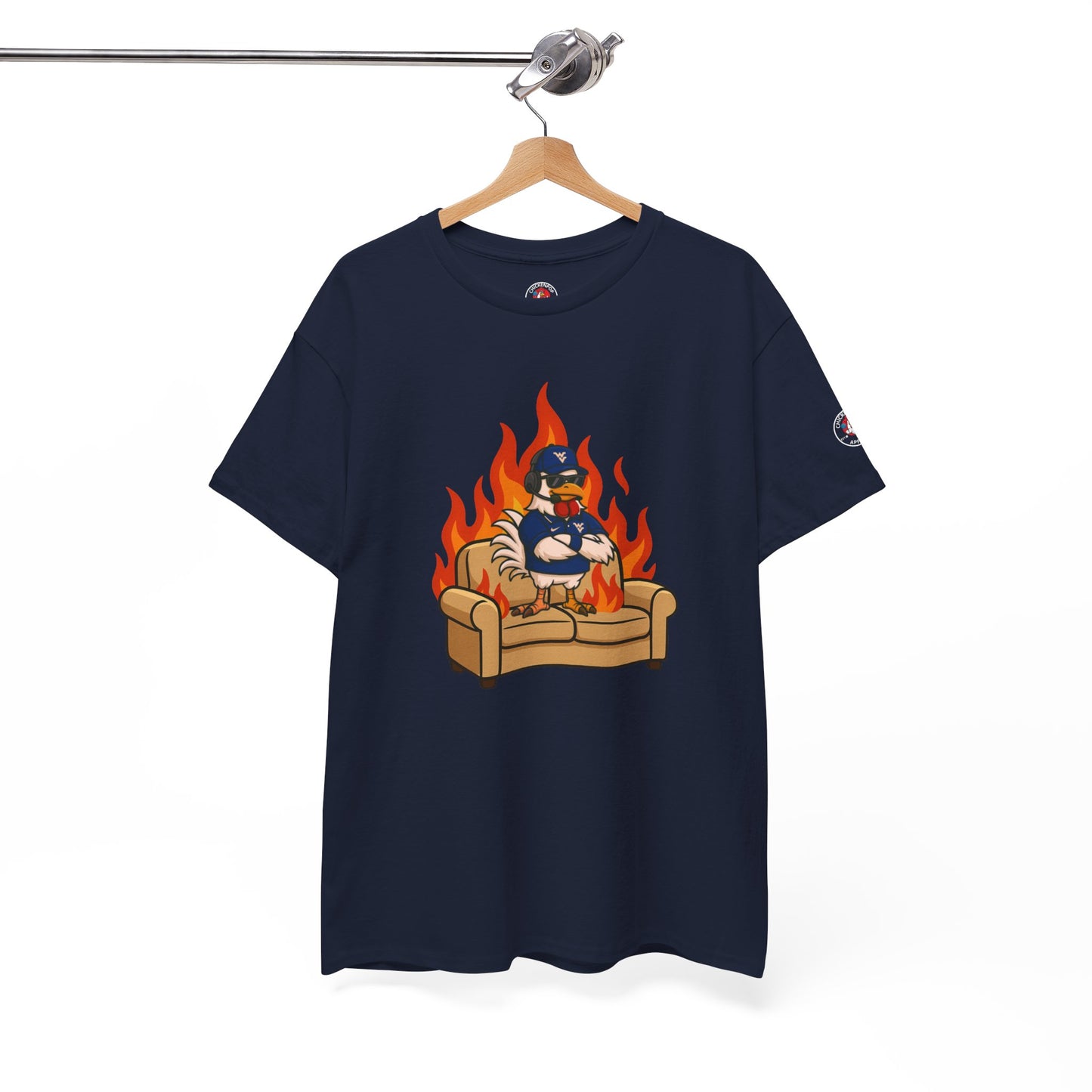 Big Rich Energy WV BURNIN' DOWN THE COUCH Graphic Tee 🔥Free Shipping🔥