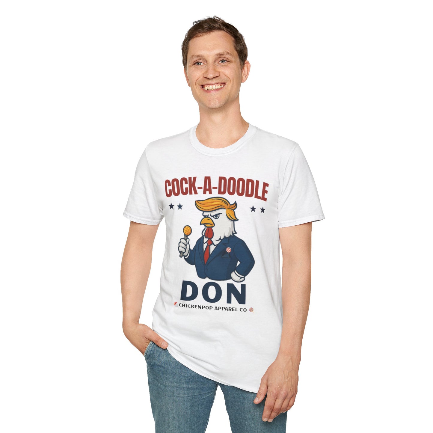Cock-a-Doodle-Don T-Shirt – Pocket Pop Edition