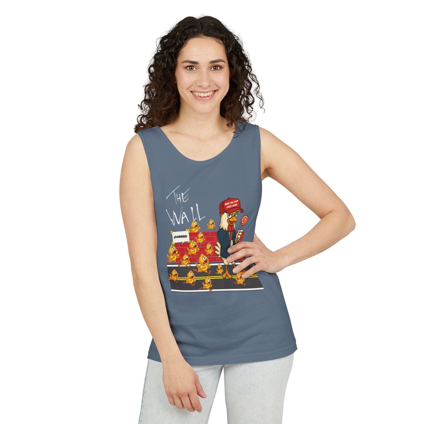 Another Chick Thru The Wall| Political Satire Sleeveless Tee