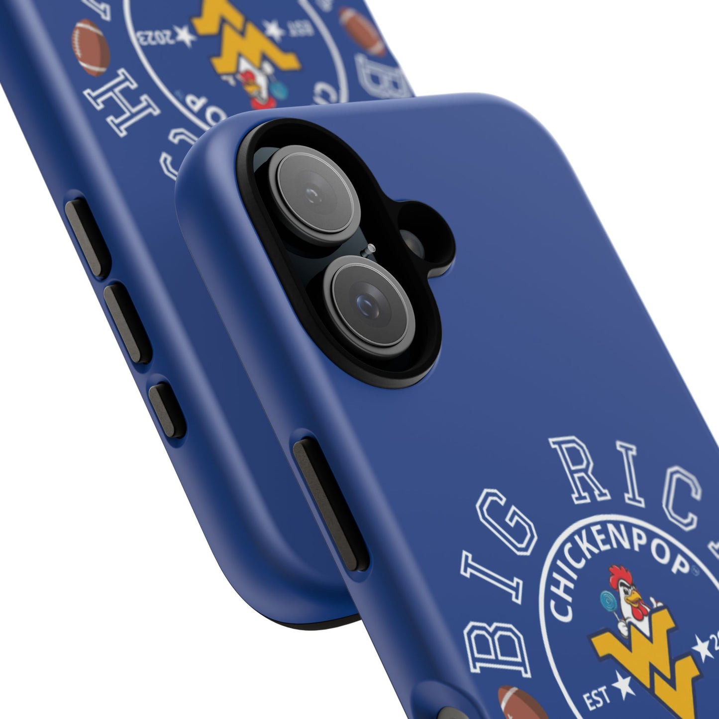 Don’t Be A Devries Funny Chicken Phone Case – Durable Dual-Layer Protection for iPhone, Samsung, Pixel – Matte or Glossy Finish Blue