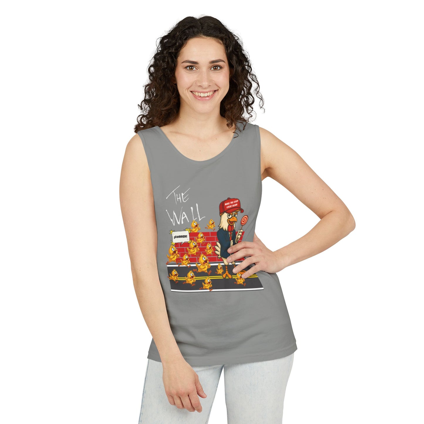 Another Chick Thru The Wall| Political Satire Sleeveless Tee