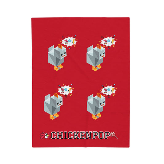 Roblox Chick Velveteen Plush Blanket Red