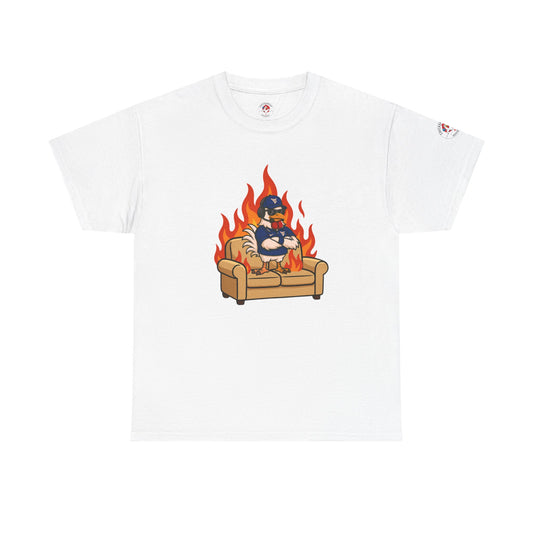 Big Rich Energy WV Couch Fire Tee - Bold Graphic T-shirt 🔥