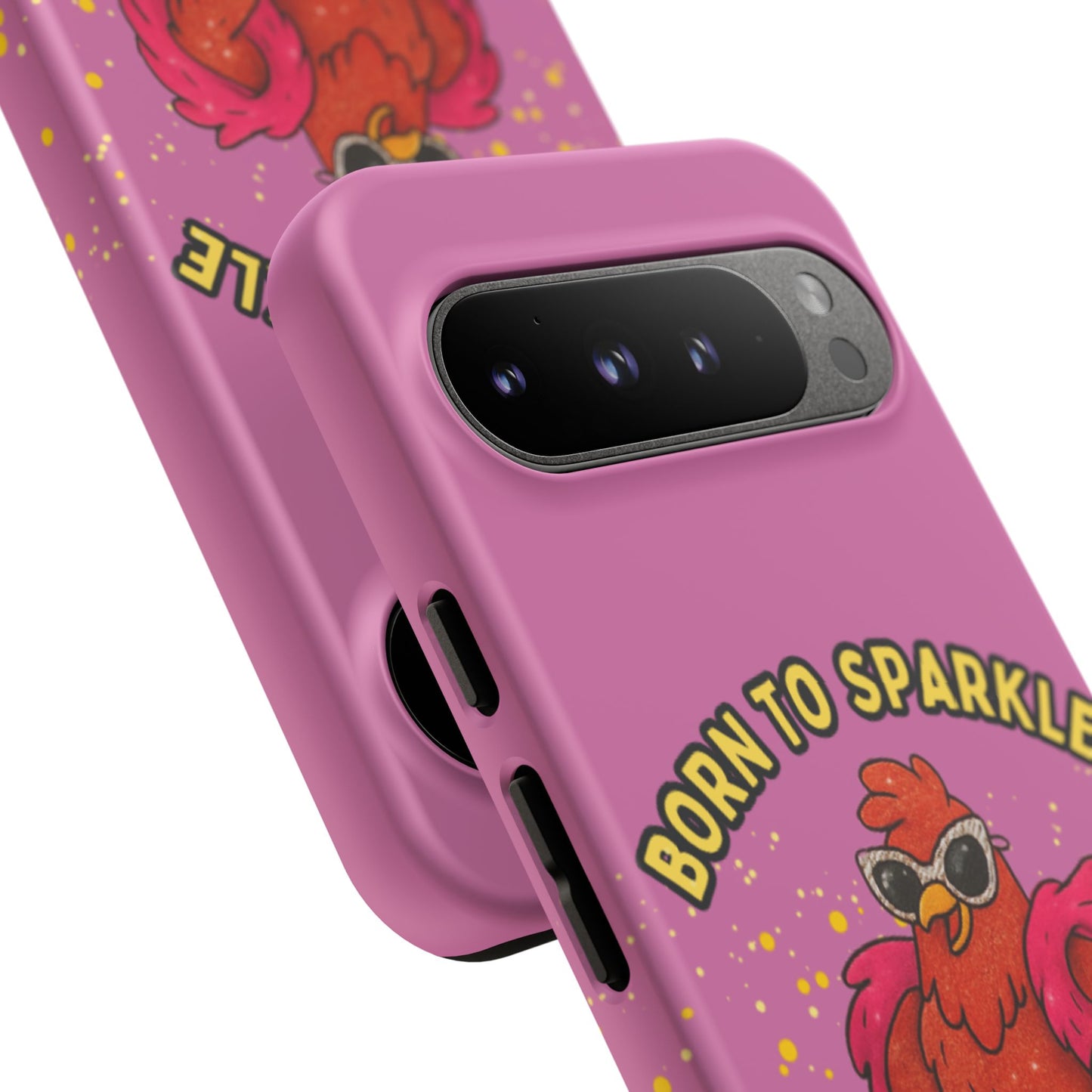 Phone Case - Born to Sparkle Hatched to Slay Logo Design