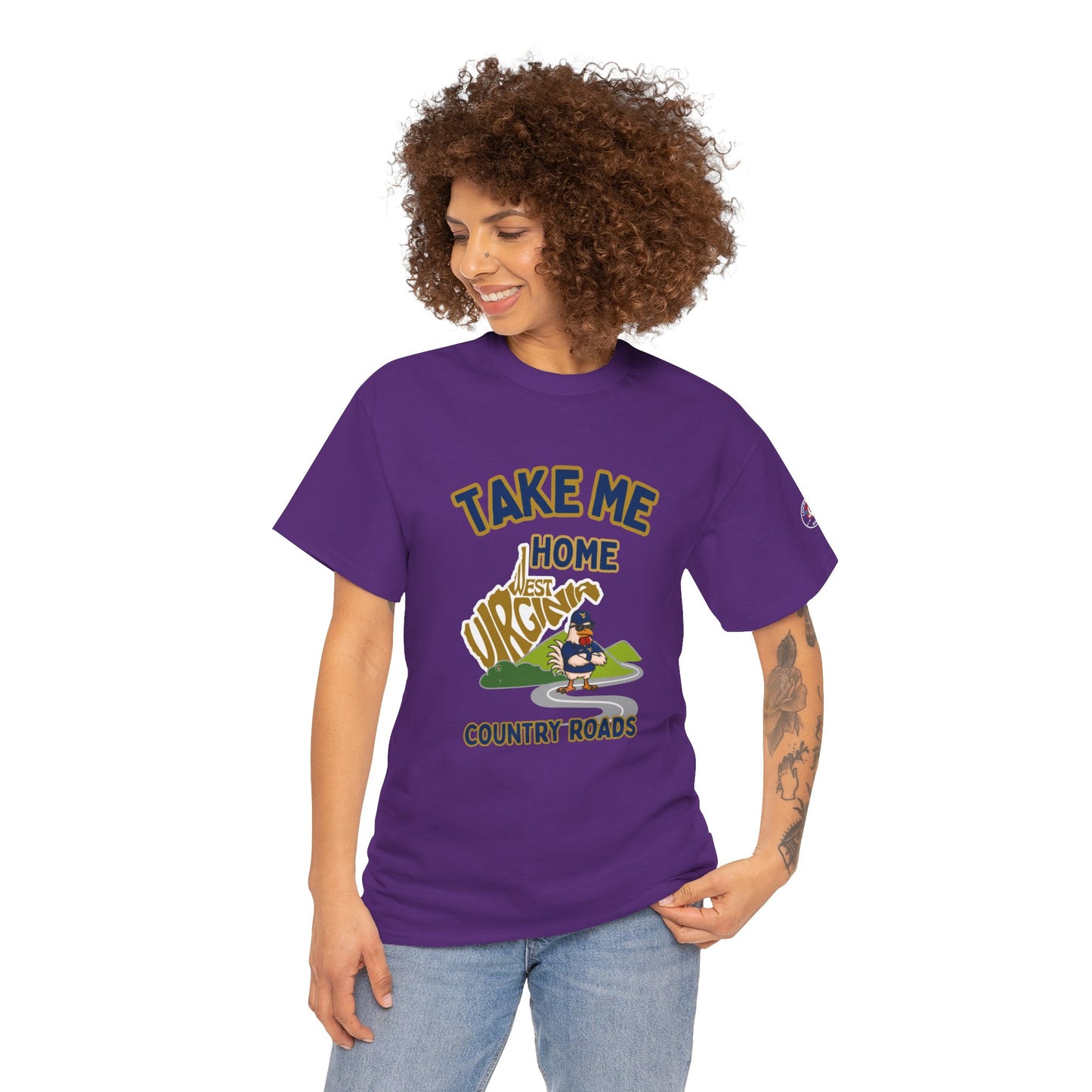 Take Me Home Country Roads WV Coop Daddy Tee – Funny West Virginia Rooster Shirt