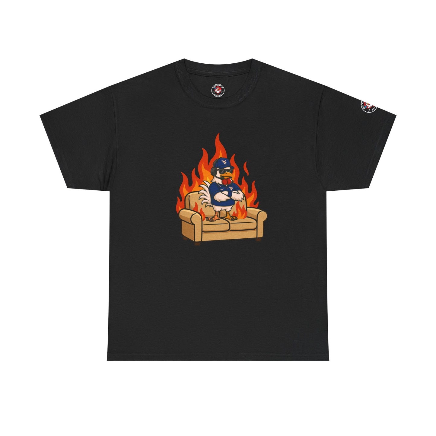 Big Rich Energy WV BURNIN' DOWN THE COUCH Graphic Tee 🔥Free Shipping🔥