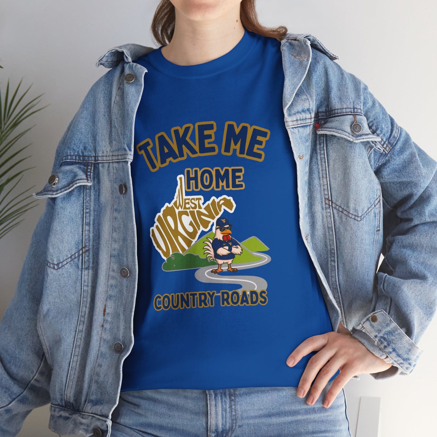 Take Me Home Country Roads WV Coop Daddy Tee – Funny West Virginia Rooster Shirt