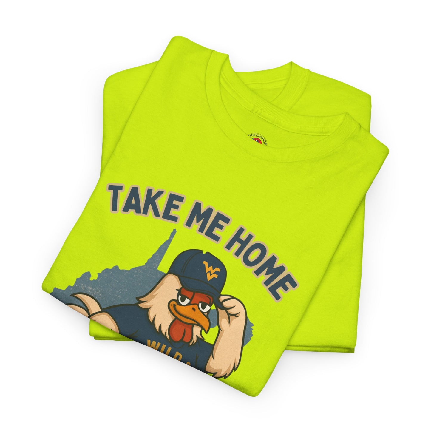Take Me Home Country Roads WV Coop Daddy Tee – Funny West Virginia Rooster Shirt