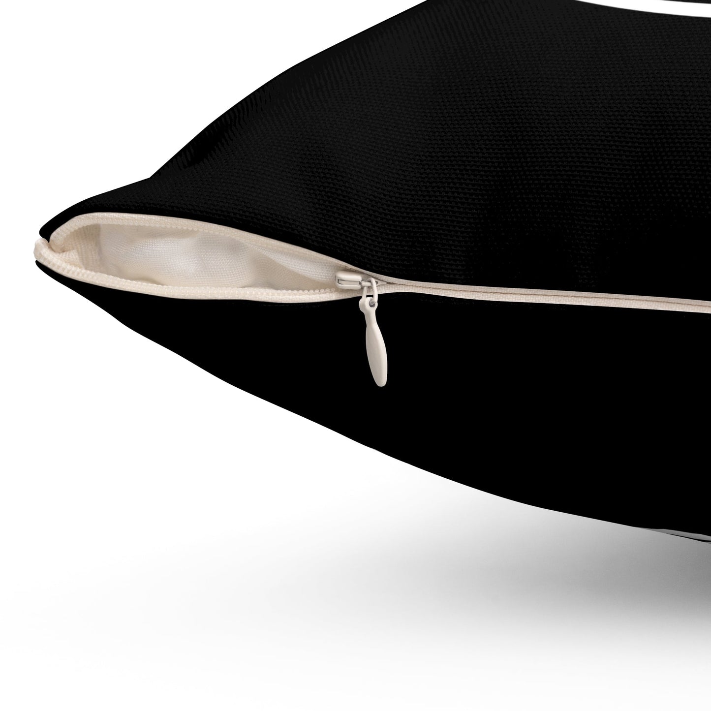 Original CPA Logo Spun Polyester Square Pillow Black