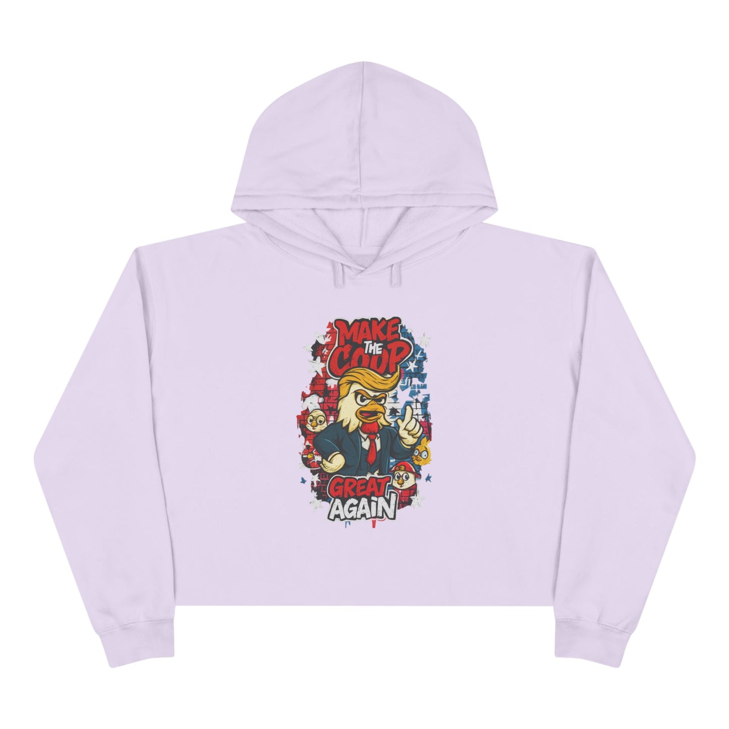 Make the Coop Great Again Cropped Sweatshirt β Cock-a-Doodle-Don Presidential Poultry ππΉ