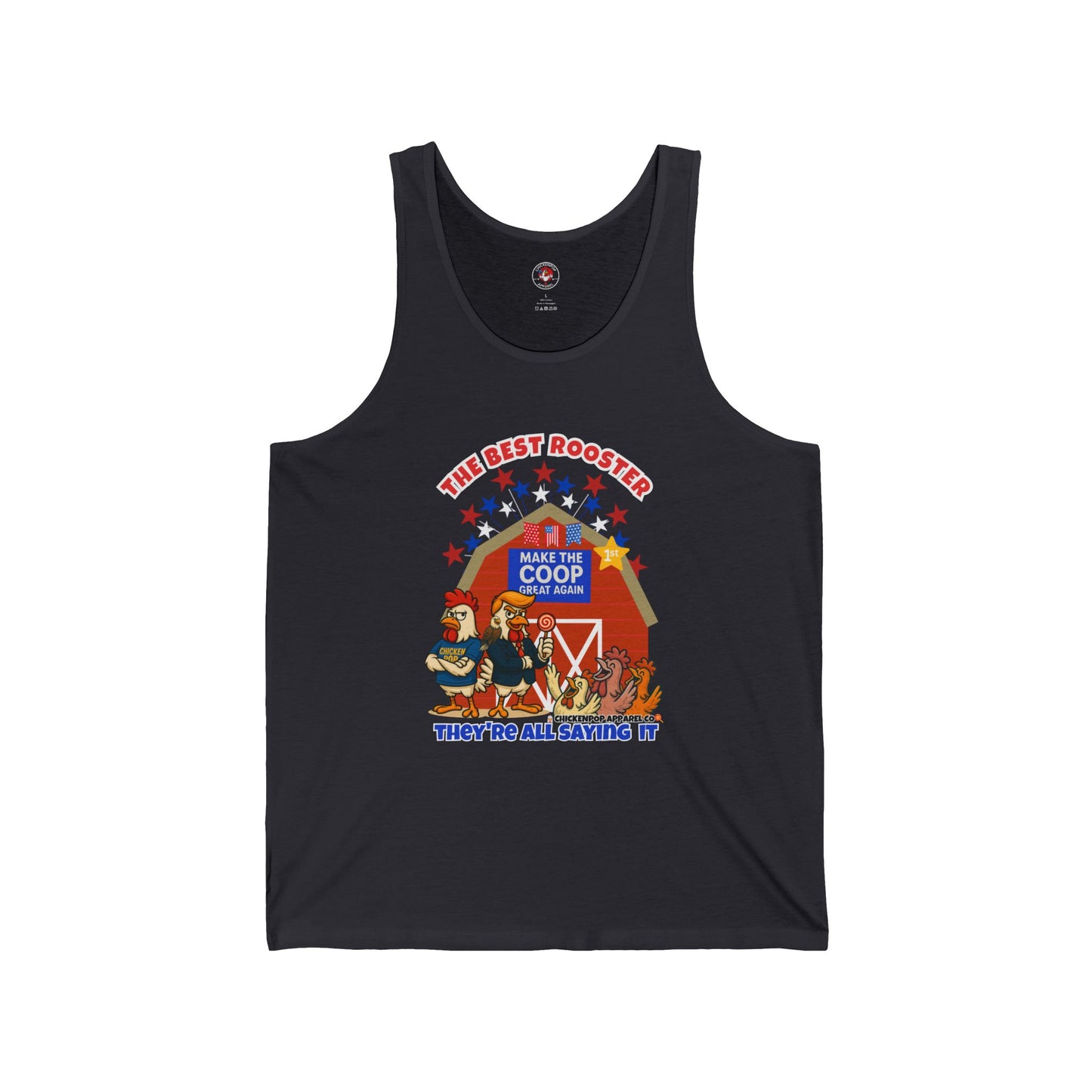 The Best Rooster Ribbed Tank β Cock-a-Doodle-Don Presidential Poultry ππΉ