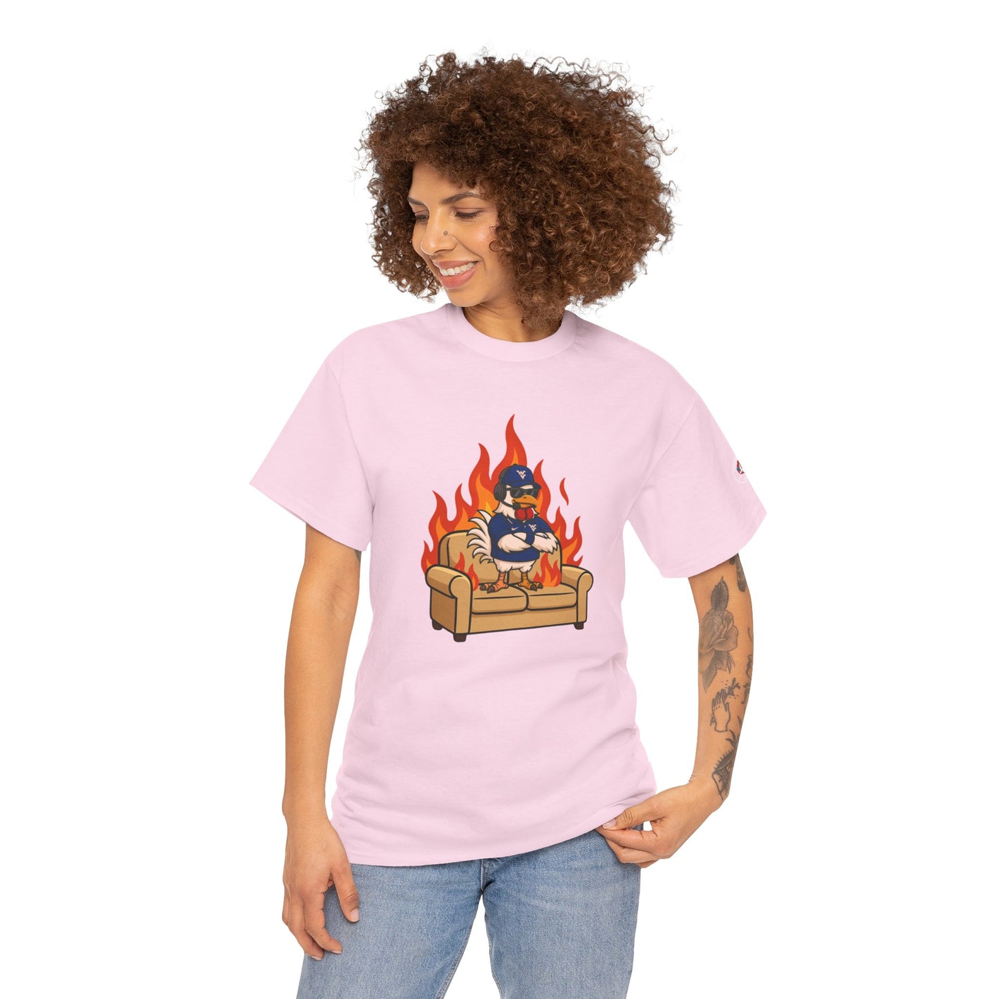 Big Rich Energy WV BURNIN' DOWN THE COUCH Graphic Tee 🔥Free Shipping🔥