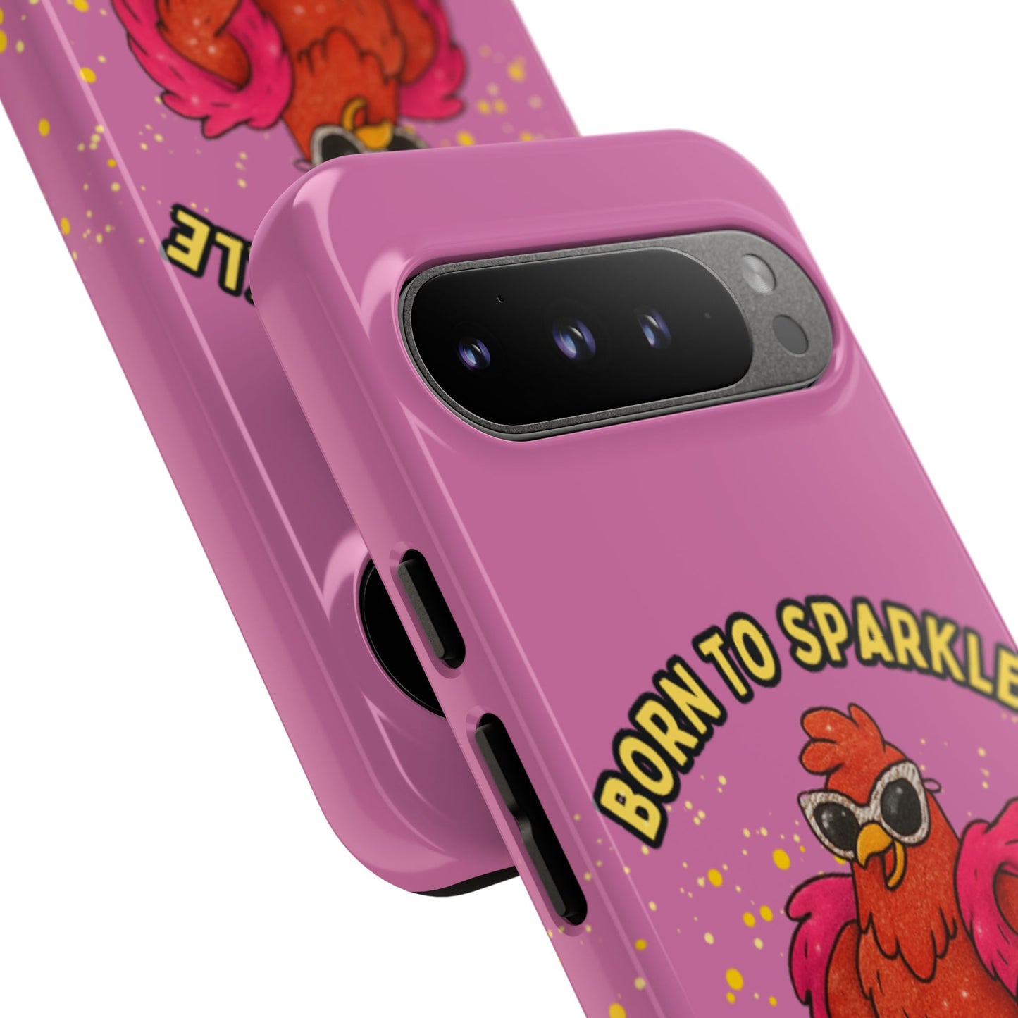 Phone Case - Born to Sparkle Hatched to Slay Logo Design