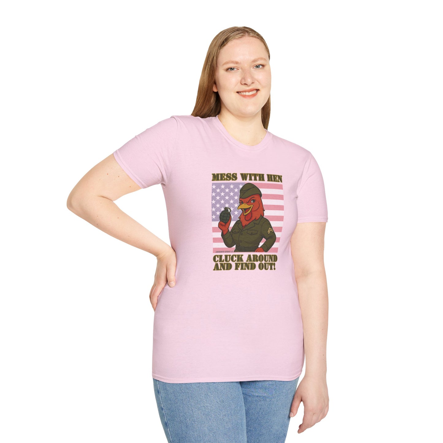 Mess With Hen T-Shirt – Fierce Funny Chicken Tee for Bold Women with Attitude | ChickenPop Apparel