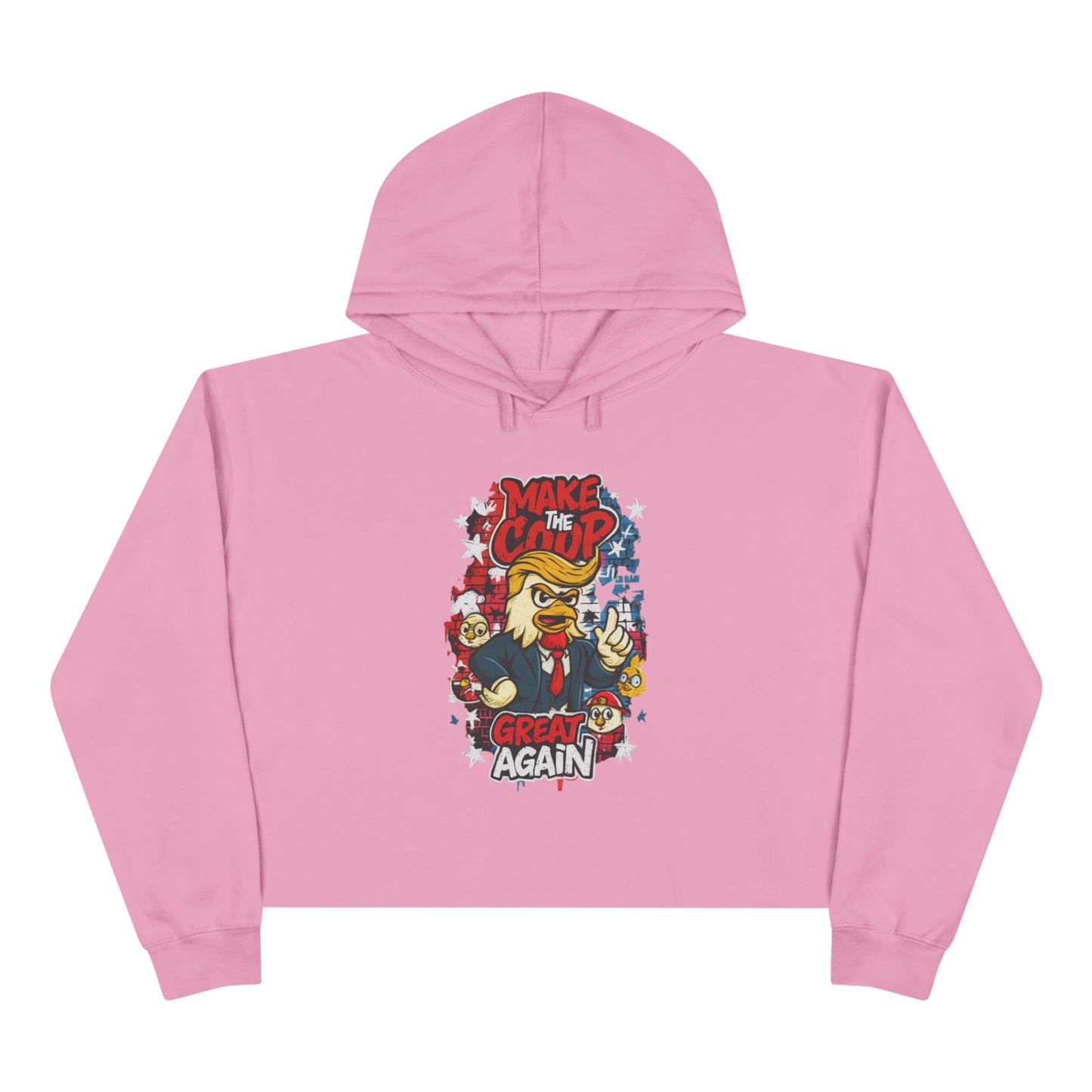 Make the Coop Great Again Cropped Sweatshirt β Cock-a-Doodle-Don Presidential Poultry ππΉ