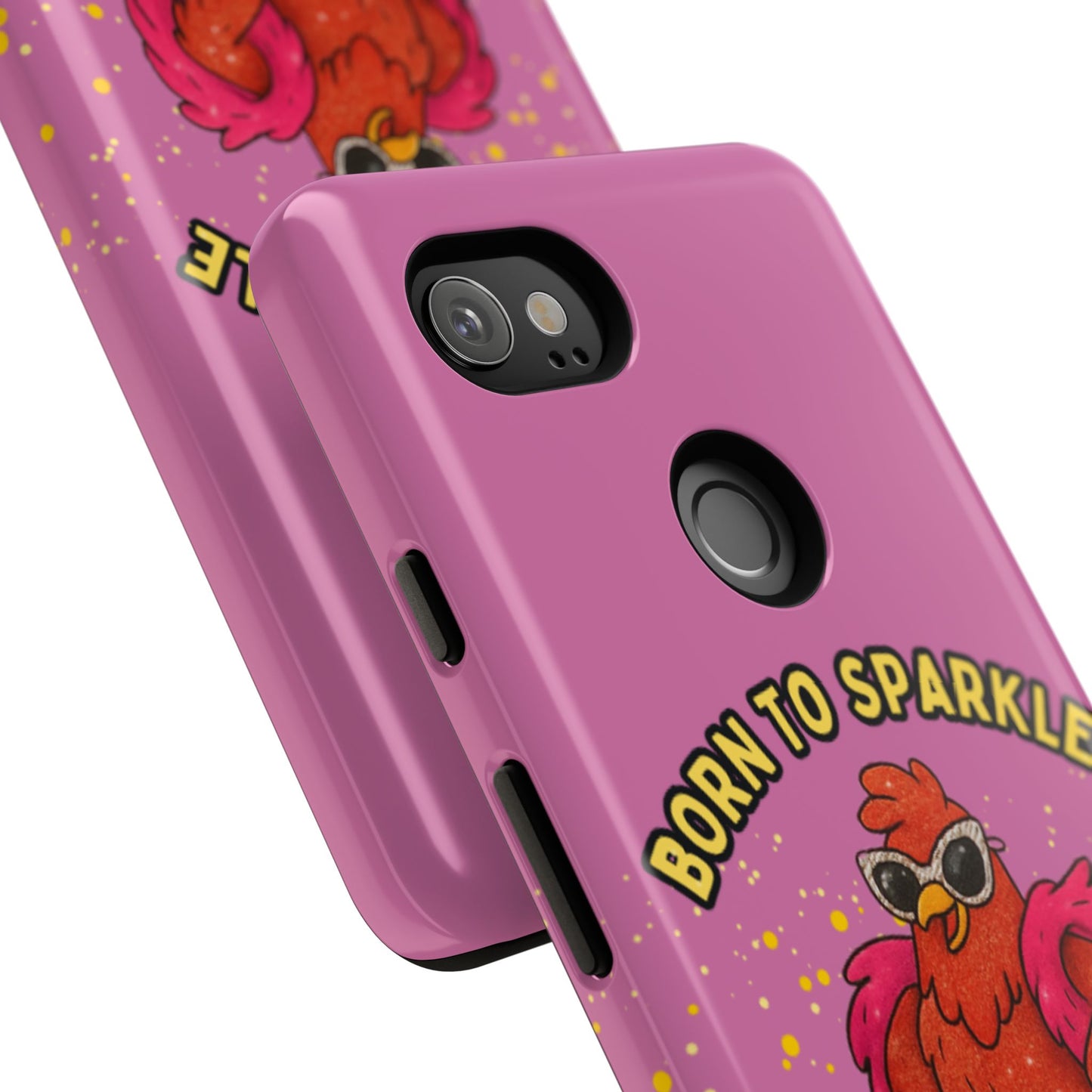 Phone Case - Born to Sparkle Hatched to Slay Logo Design