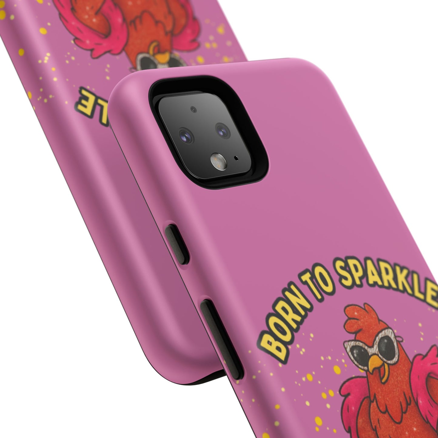 Phone Case - Born to Sparkle Hatched to Slay Logo Design