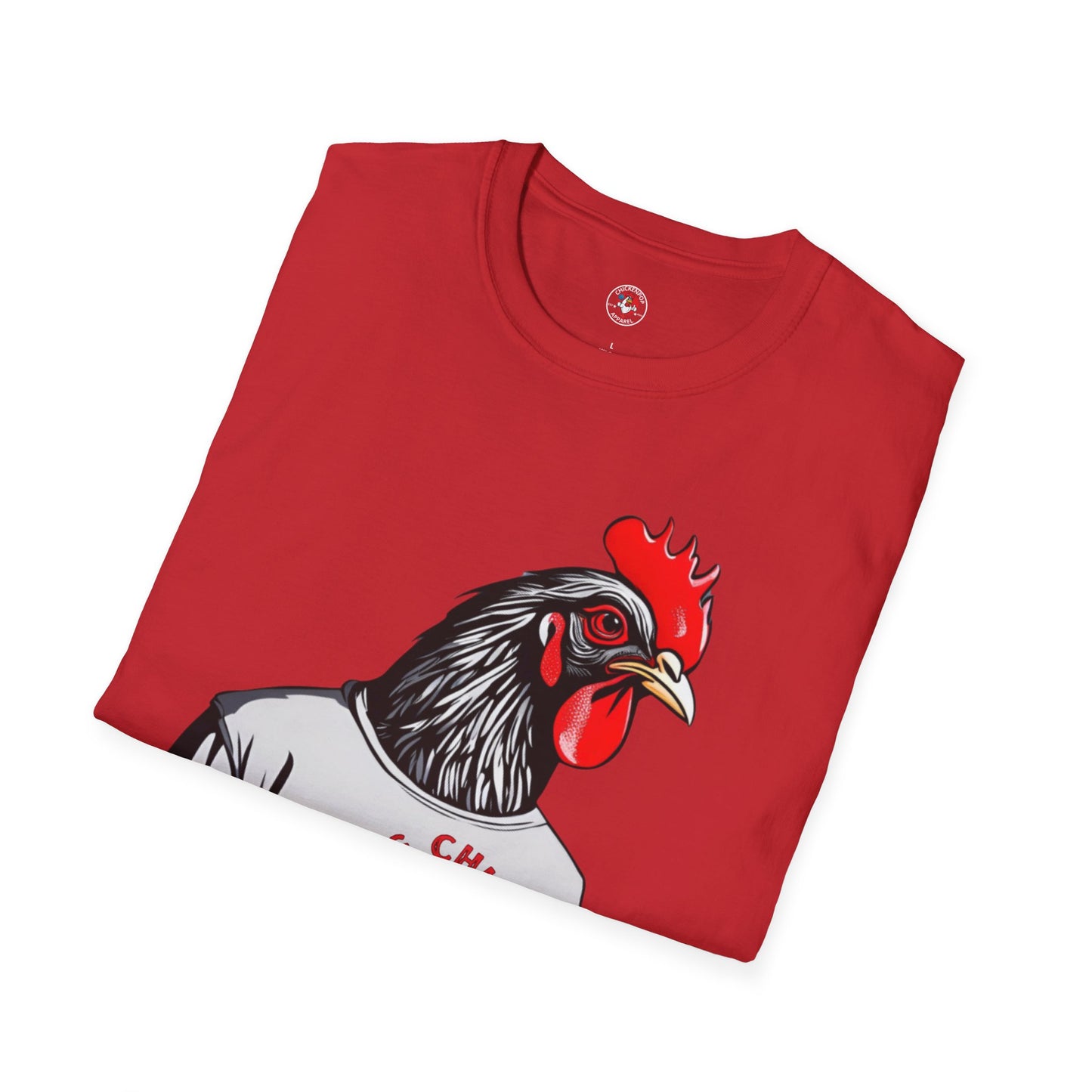 Big Chick Energy Giant Rooster Unisex Tee