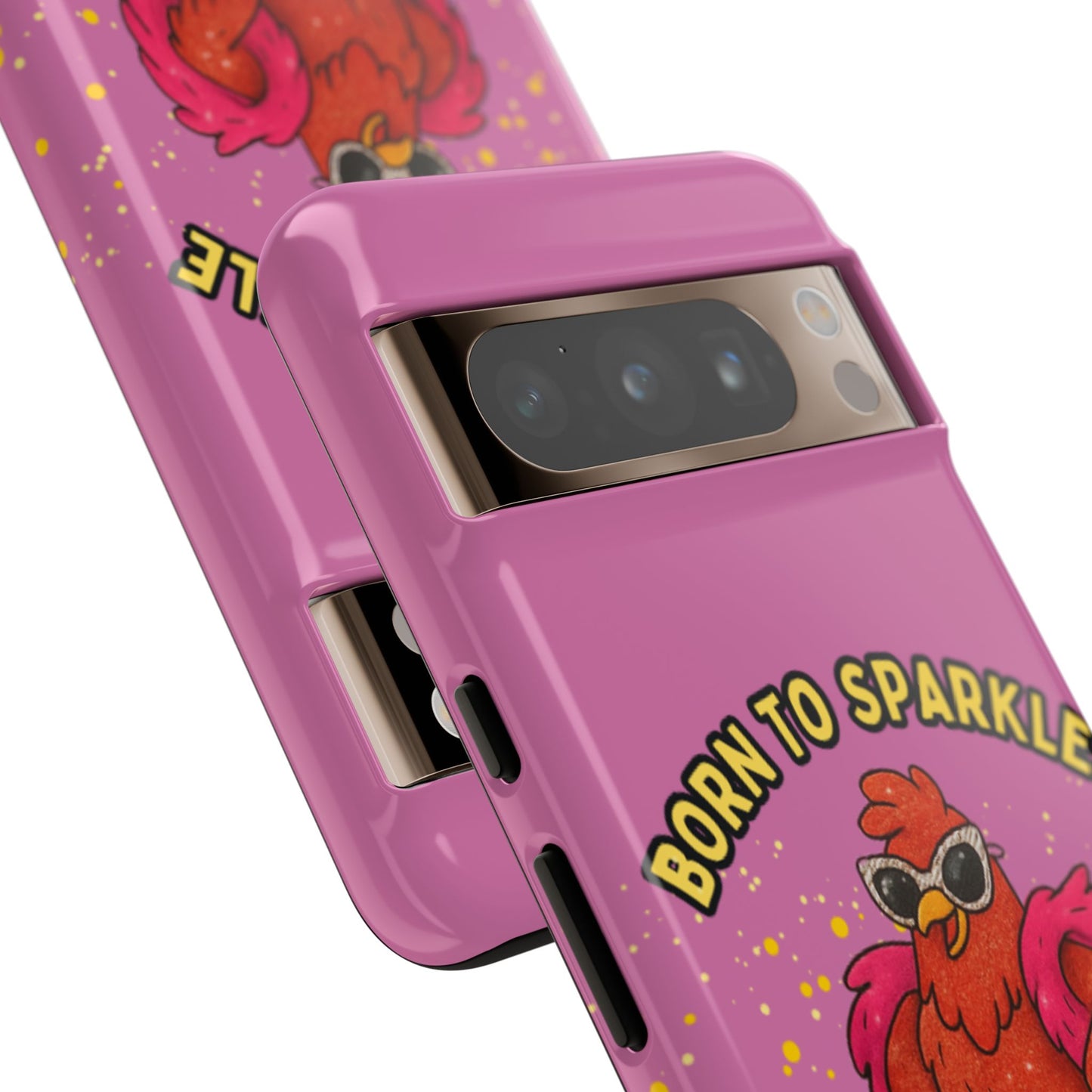 Phone Case - Born to Sparkle Hatched to Slay Logo Design
