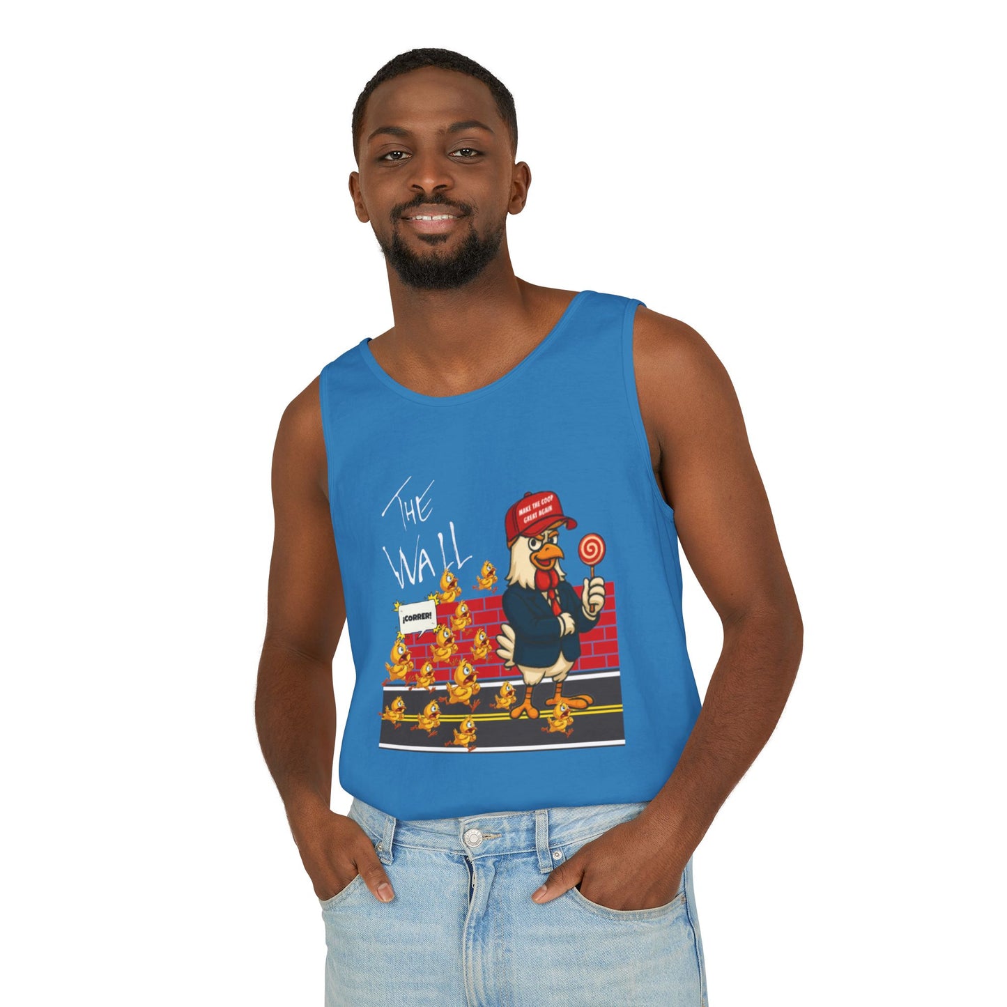 Another Chick Thru The Wall| Political Satire Sleeveless Tee