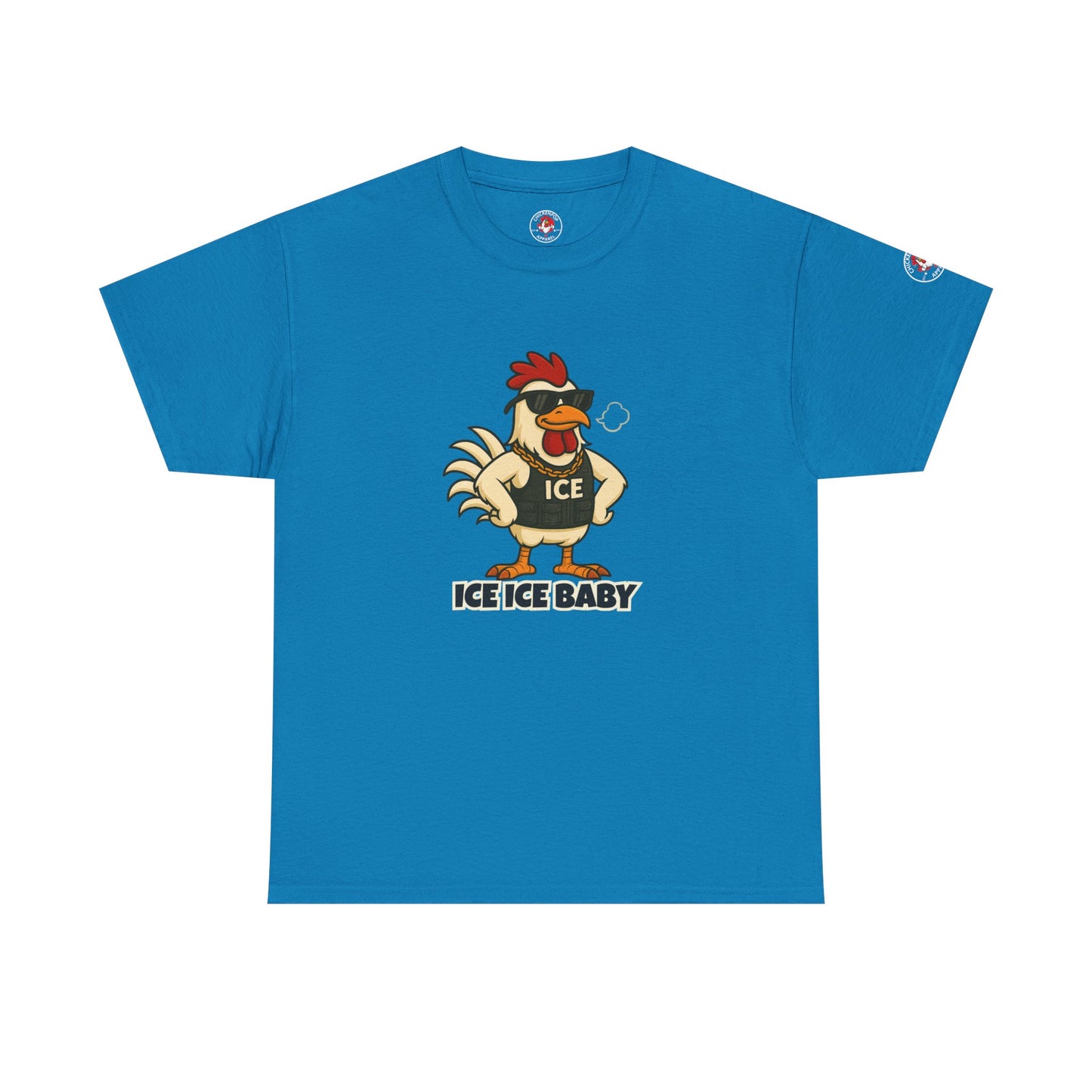 Ice Ice Baby Part 2 Funny Chicken T-Shirt – Cool Rooster Graphic Tee | Unisex Retro Hip-Hop Style