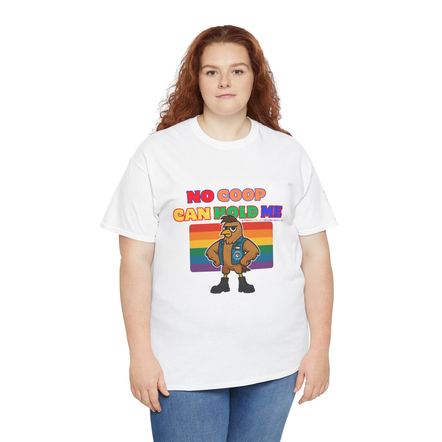 No Coop Can Hold Me – Theym Hen Unisex Pride Tee