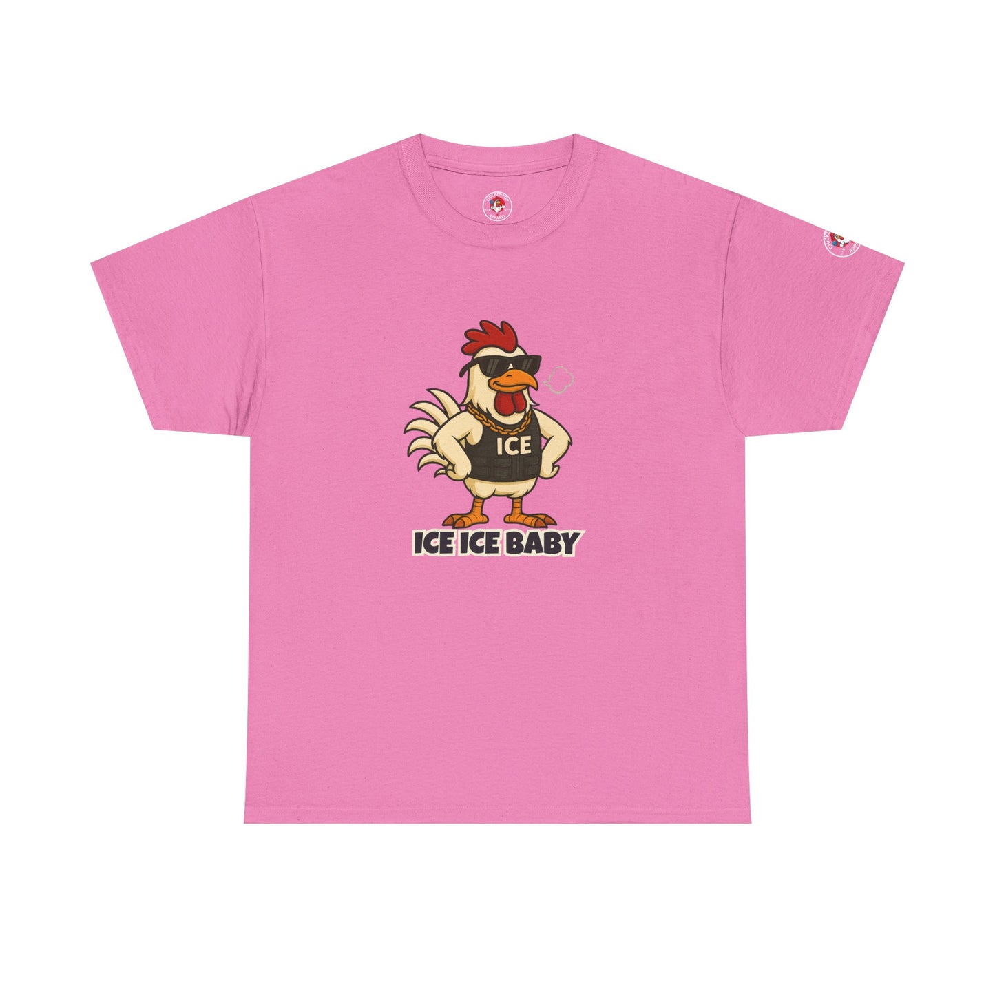 Ice Ice Baby Part 2 Funny Chicken T-Shirt – Cool Rooster Graphic Tee | Unisex Retro Hip-Hop Style